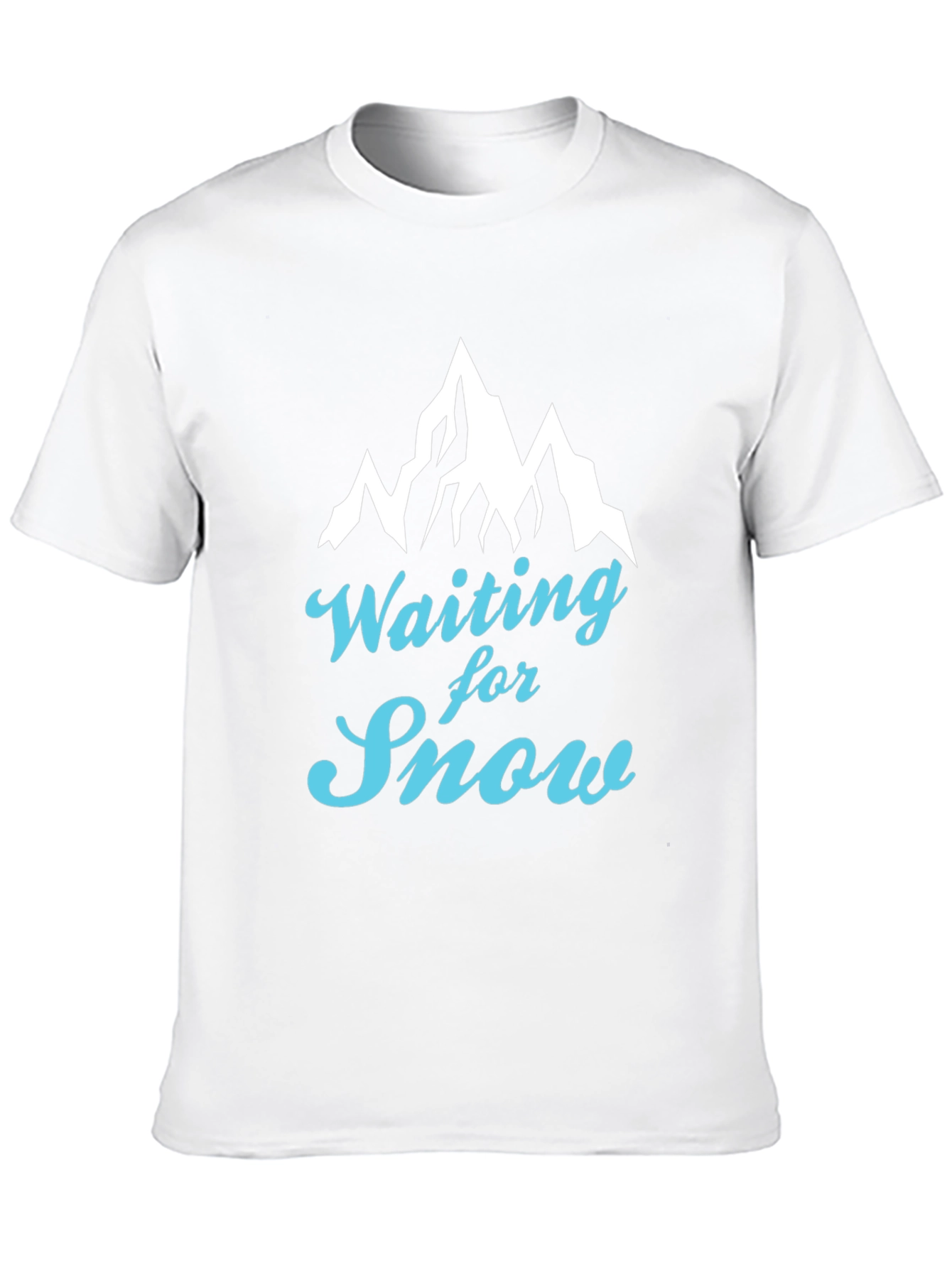 Waiting for Snow Graphic Tee - Mountain Design
