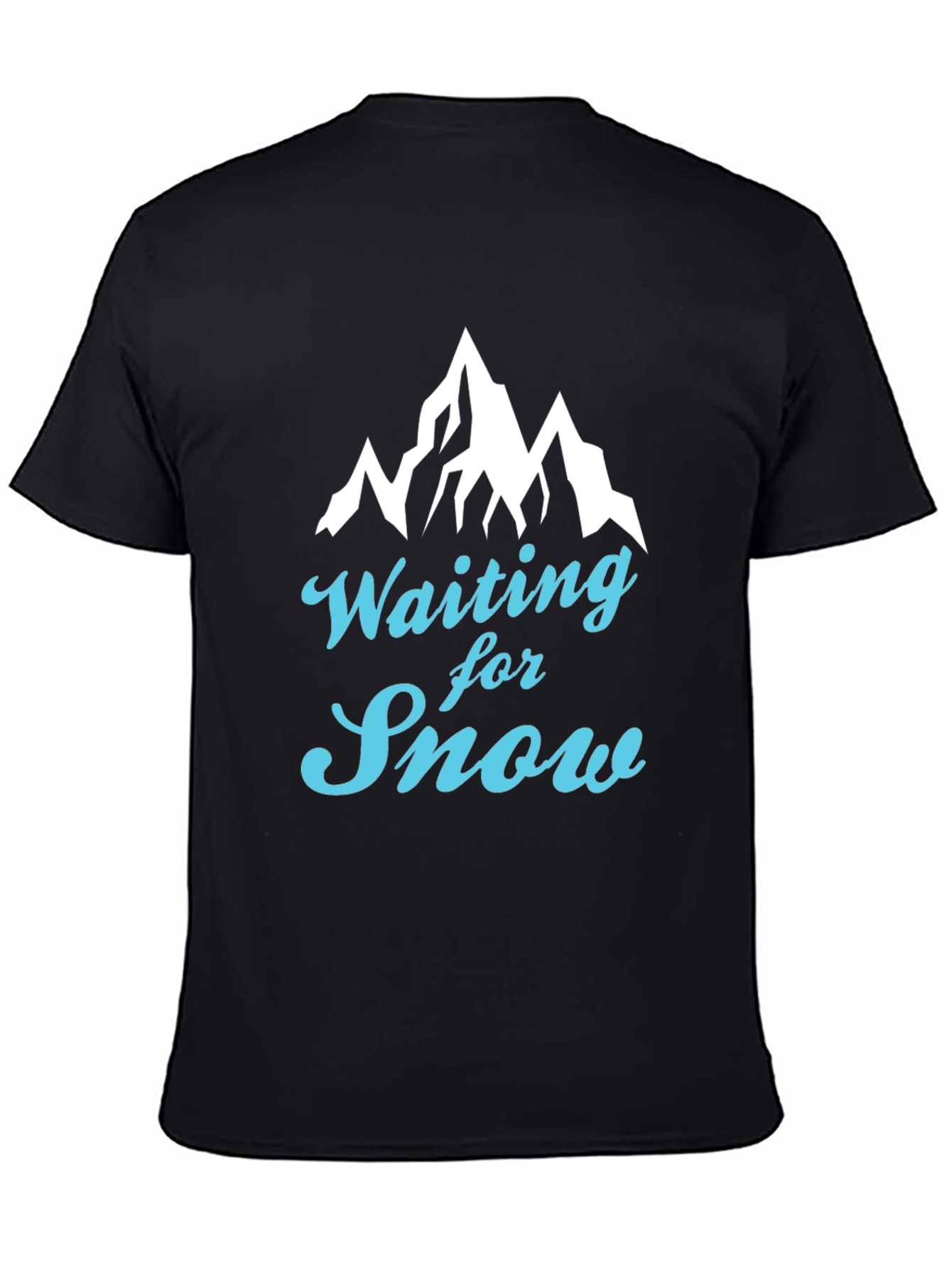 Waiting for Snow Graphic Tee - Mountain Design