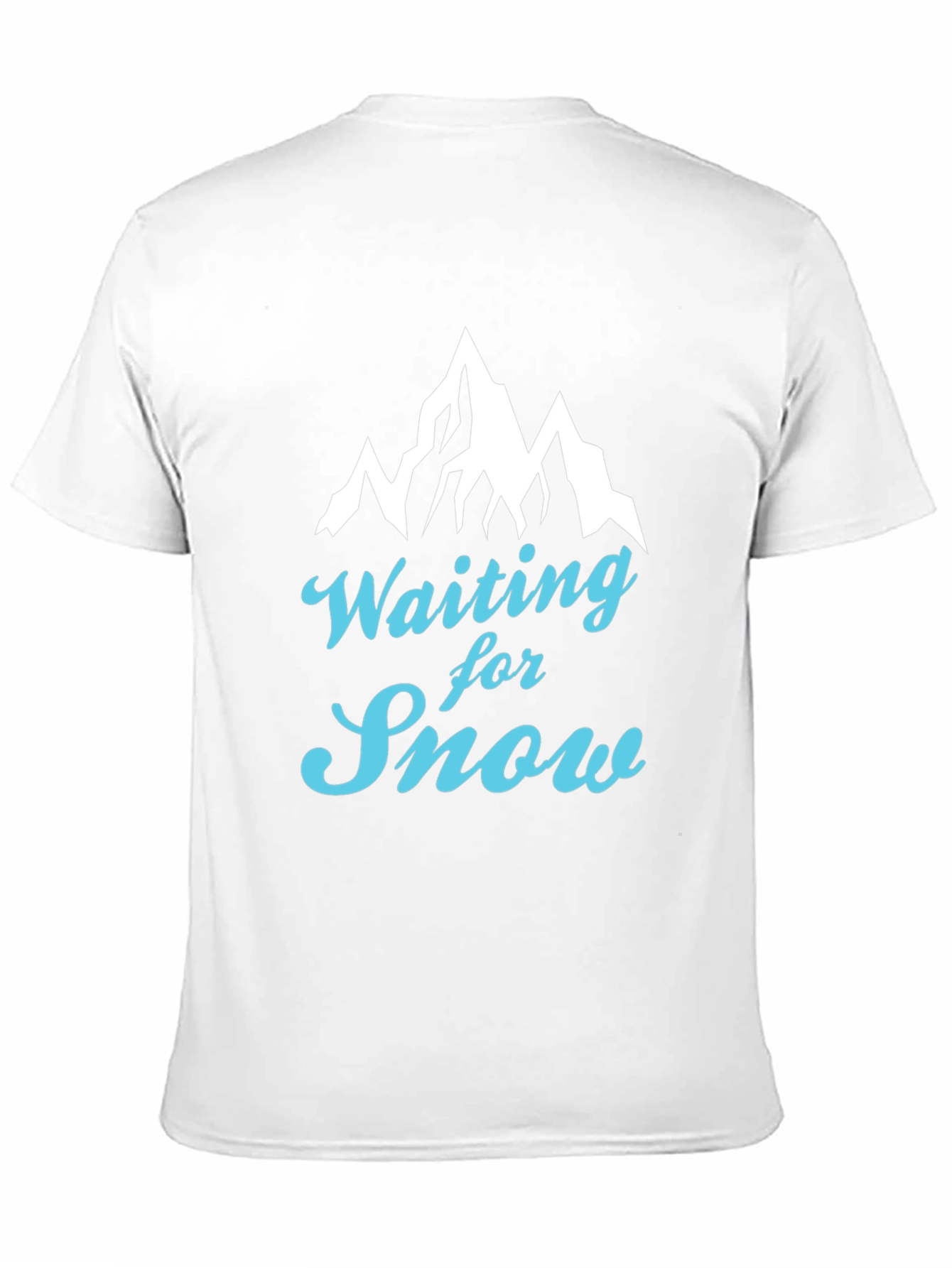 Waiting for Snow Graphic Tee - Mountain Design