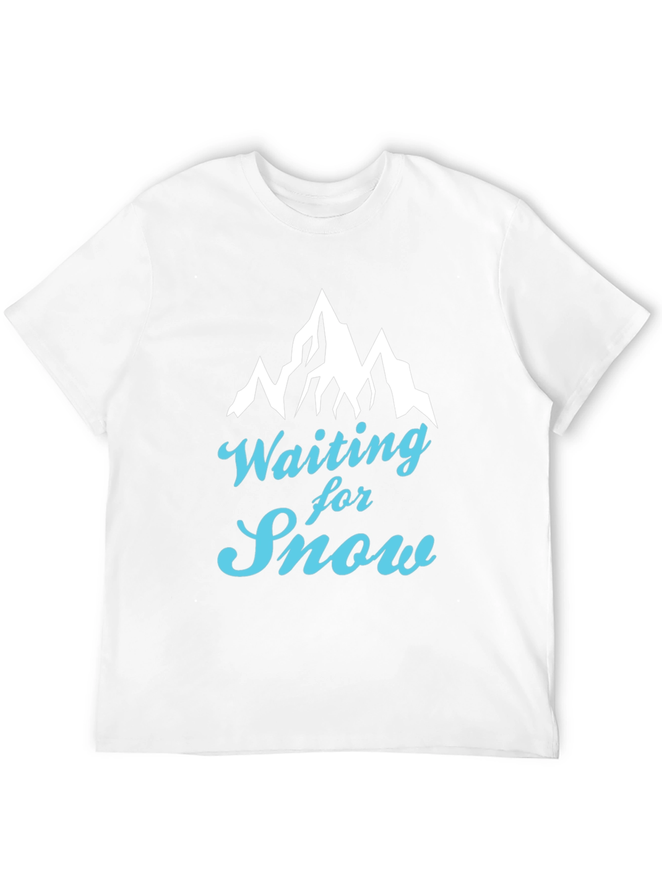 Waiting for Snow Graphic Tee - Mountain Design
