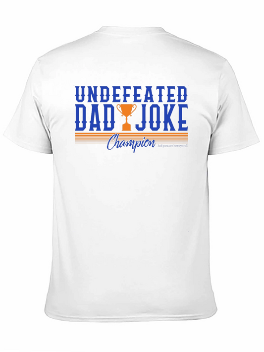Undefeated Dad Joke Champion Graphic T-Shirt