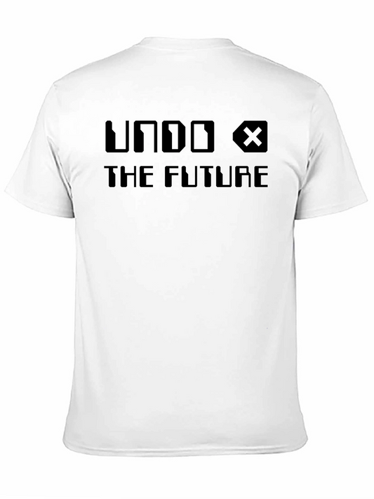 Undo The Future Black Graphic T-Shirt