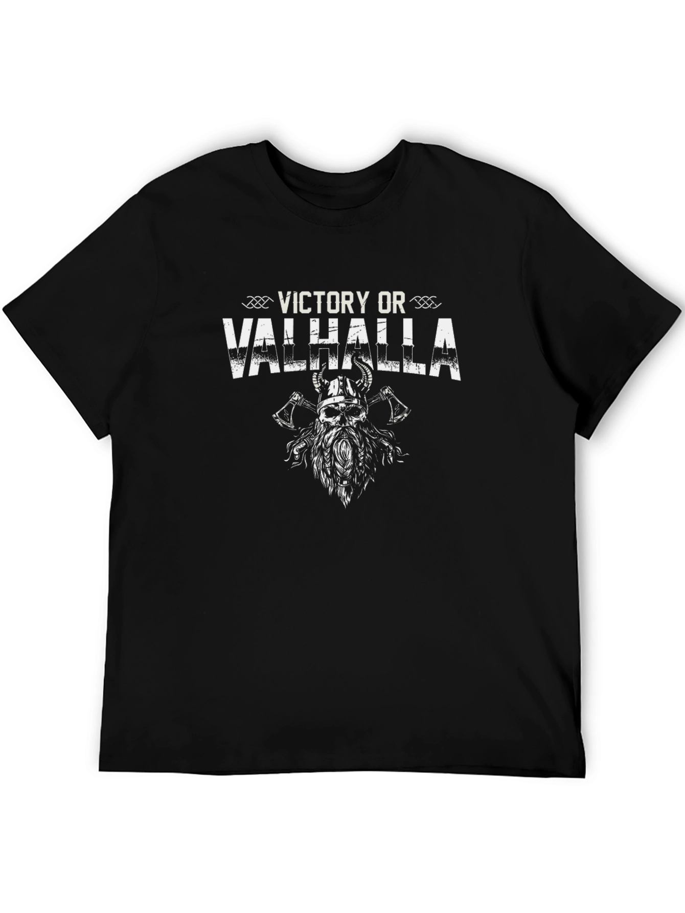 Victory or Valhalla Viking Graphic Tee