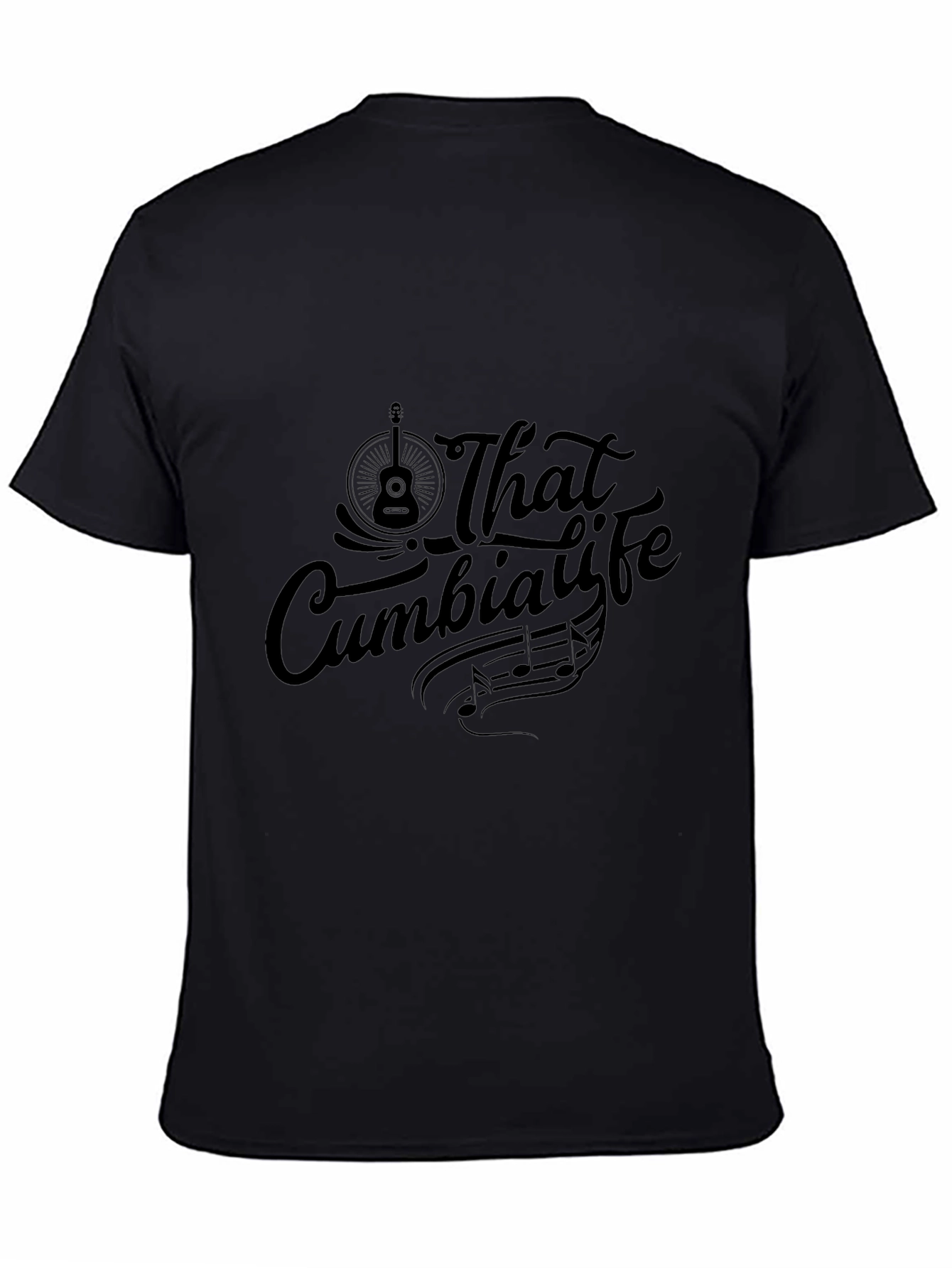 That Cumbia Life Black Graphic Tee