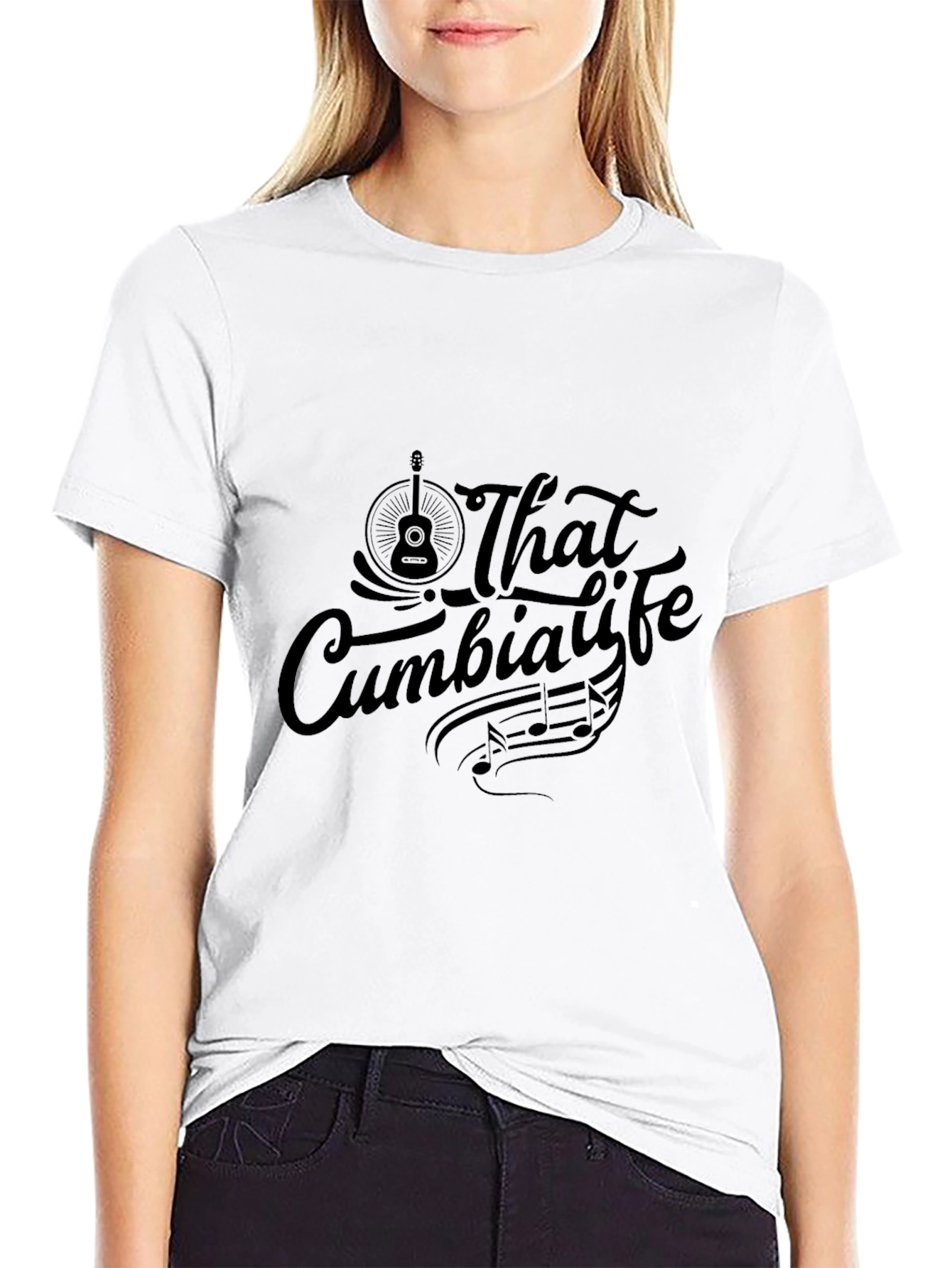 That Cumbia Life Black Graphic Tee