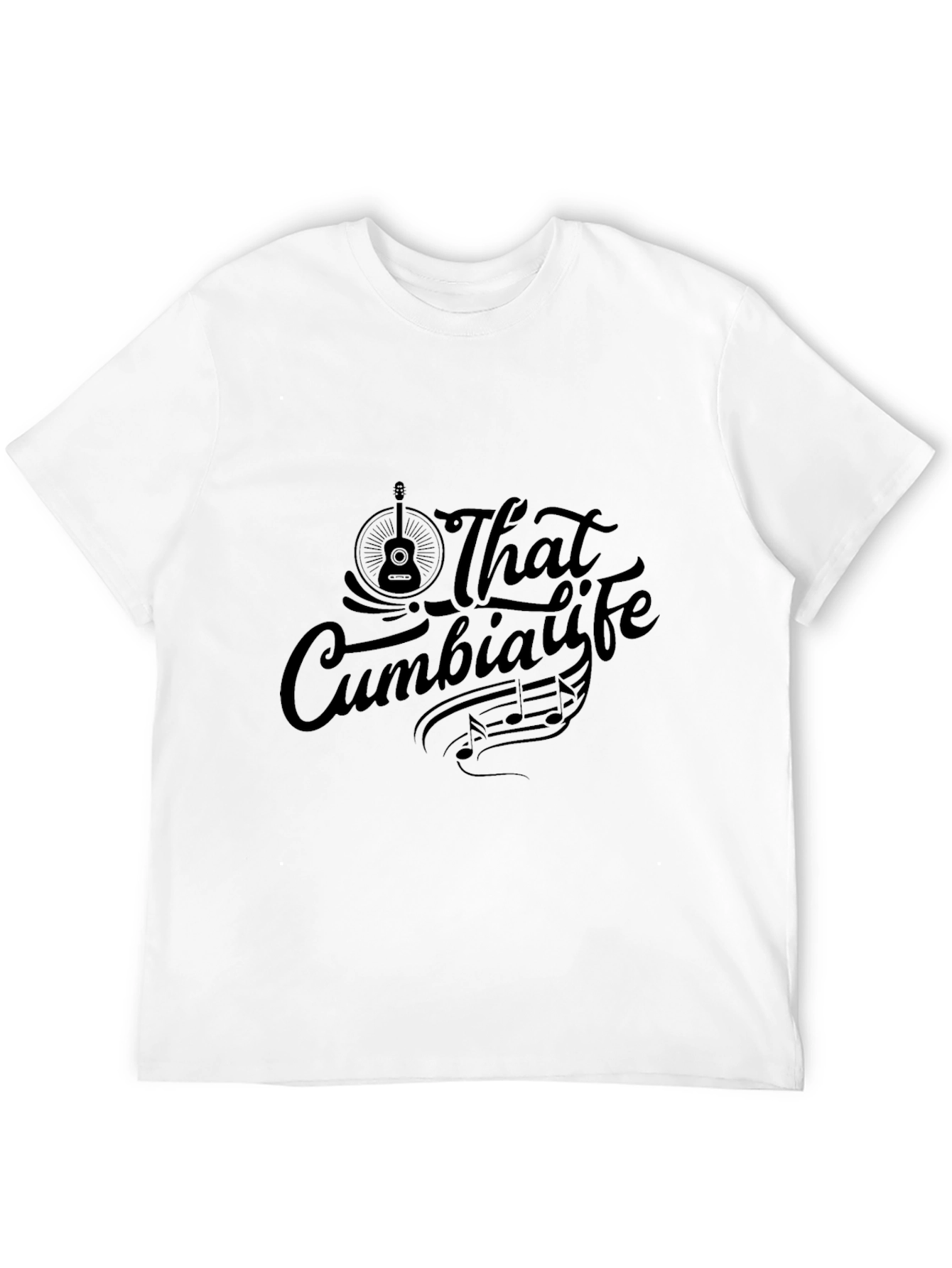 That Cumbia Life Black Graphic Tee