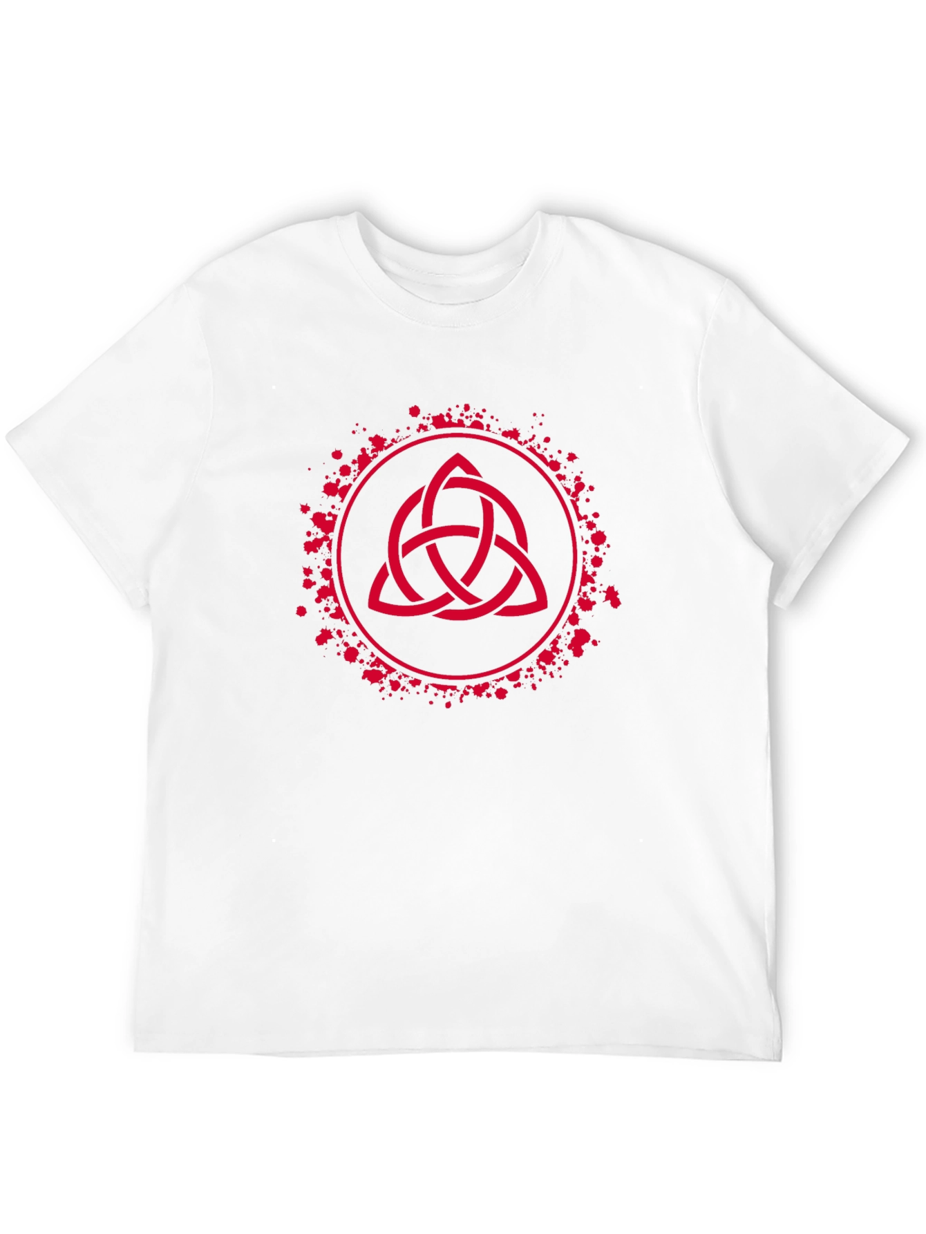 Triquetra Knot Graphic Tee - Celtic Trinity Symbol Shirt