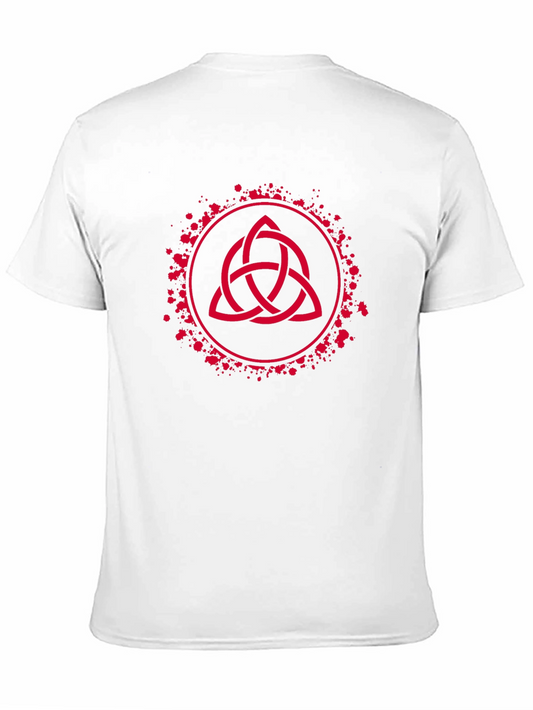 Triquetra Knot Graphic Tee - Celtic Trinity Symbol Shirt