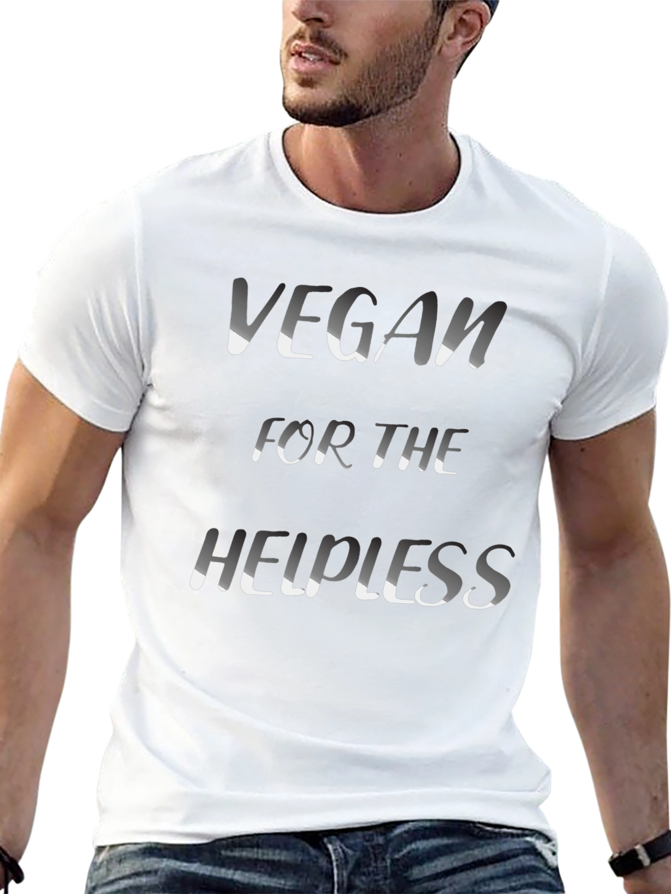 Vegan for the Helpless Graphic Tee