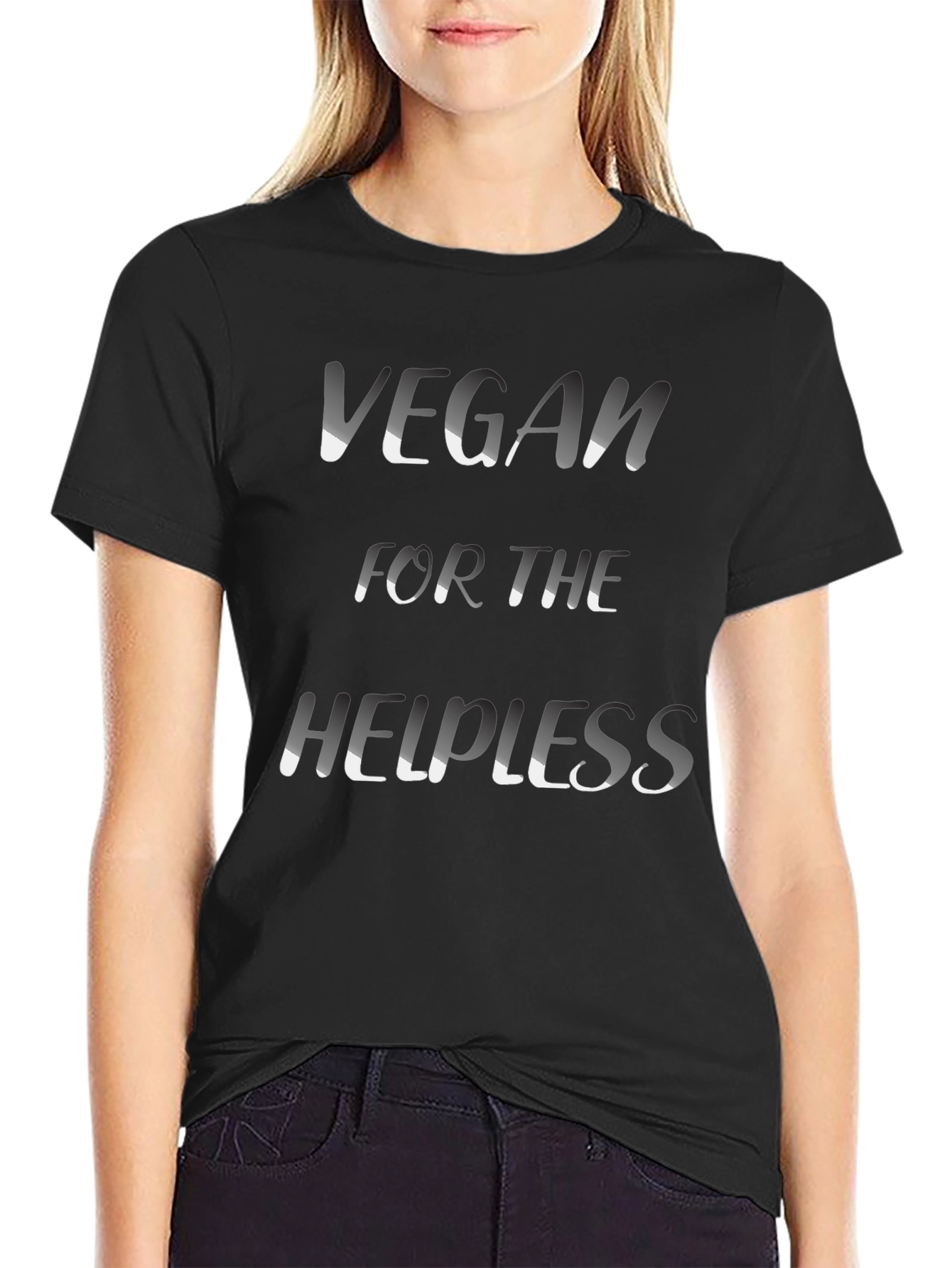 Vegan for the Helpless Graphic Tee
