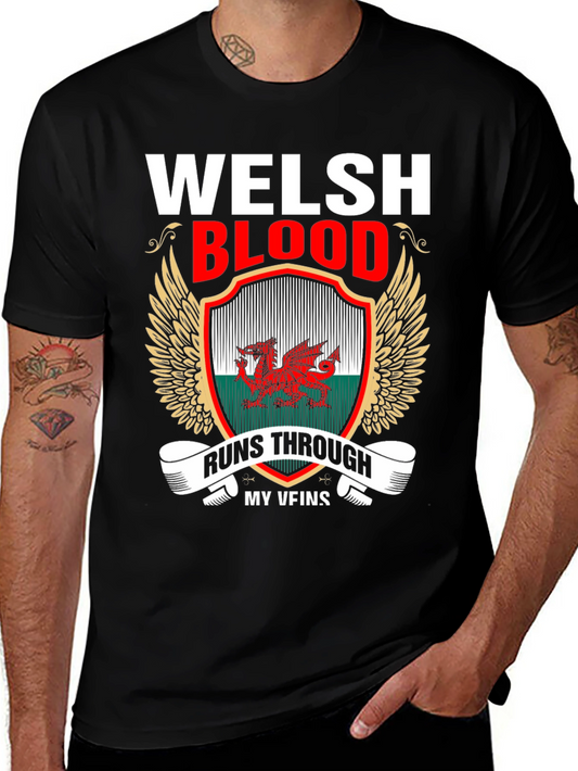 Welsh Blood Dragon Graphic T-Shirt