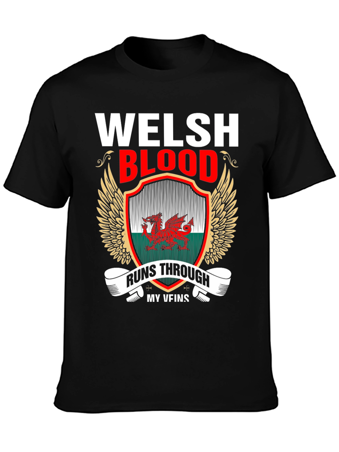 Welsh Blood Dragon Graphic T-Shirt
