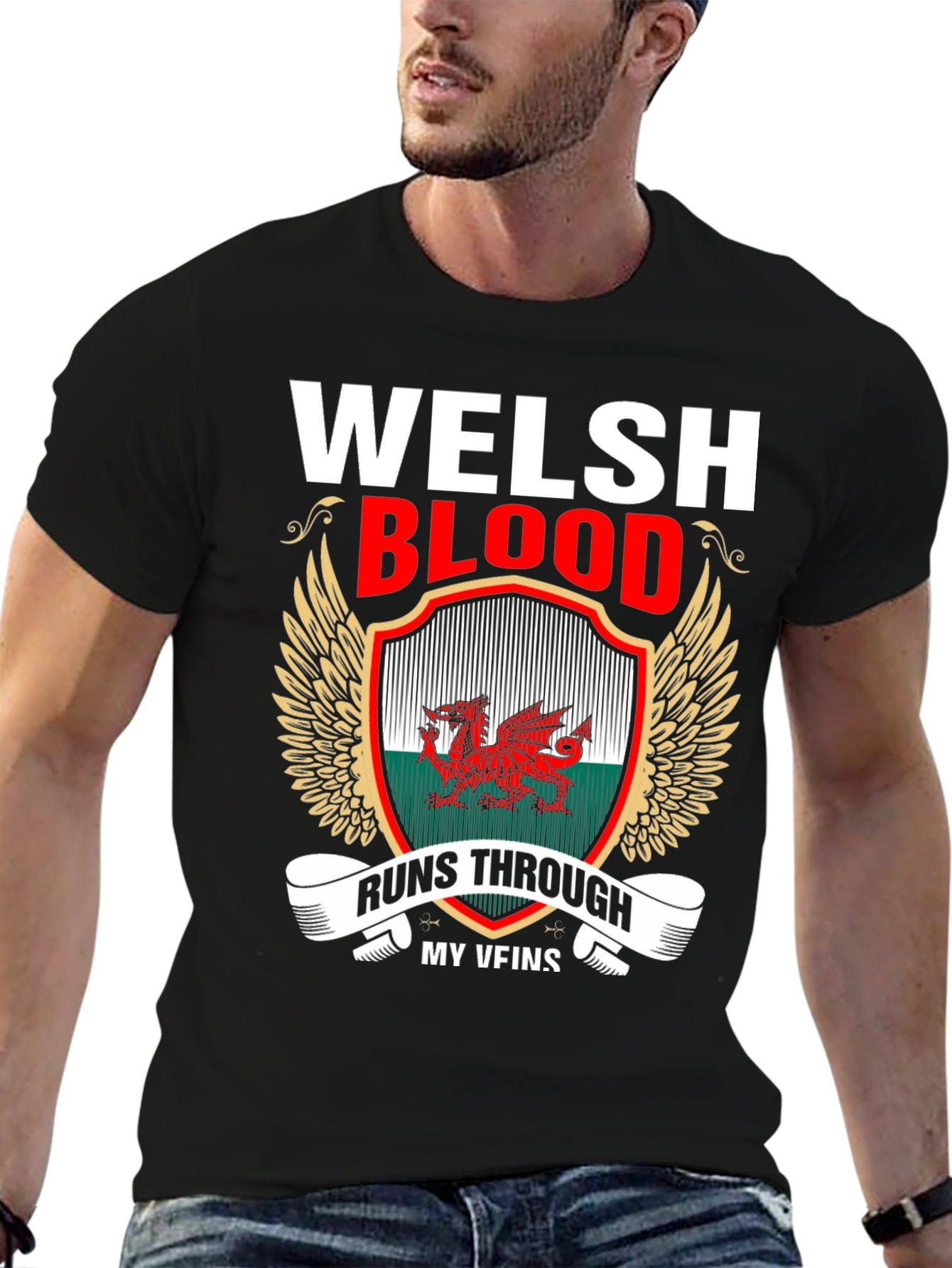 Welsh Blood Dragon Graphic T-Shirt