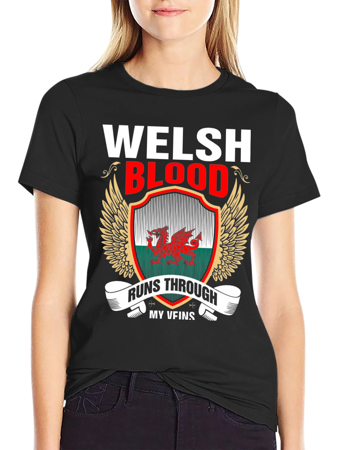 Welsh Blood Dragon Graphic T-Shirt