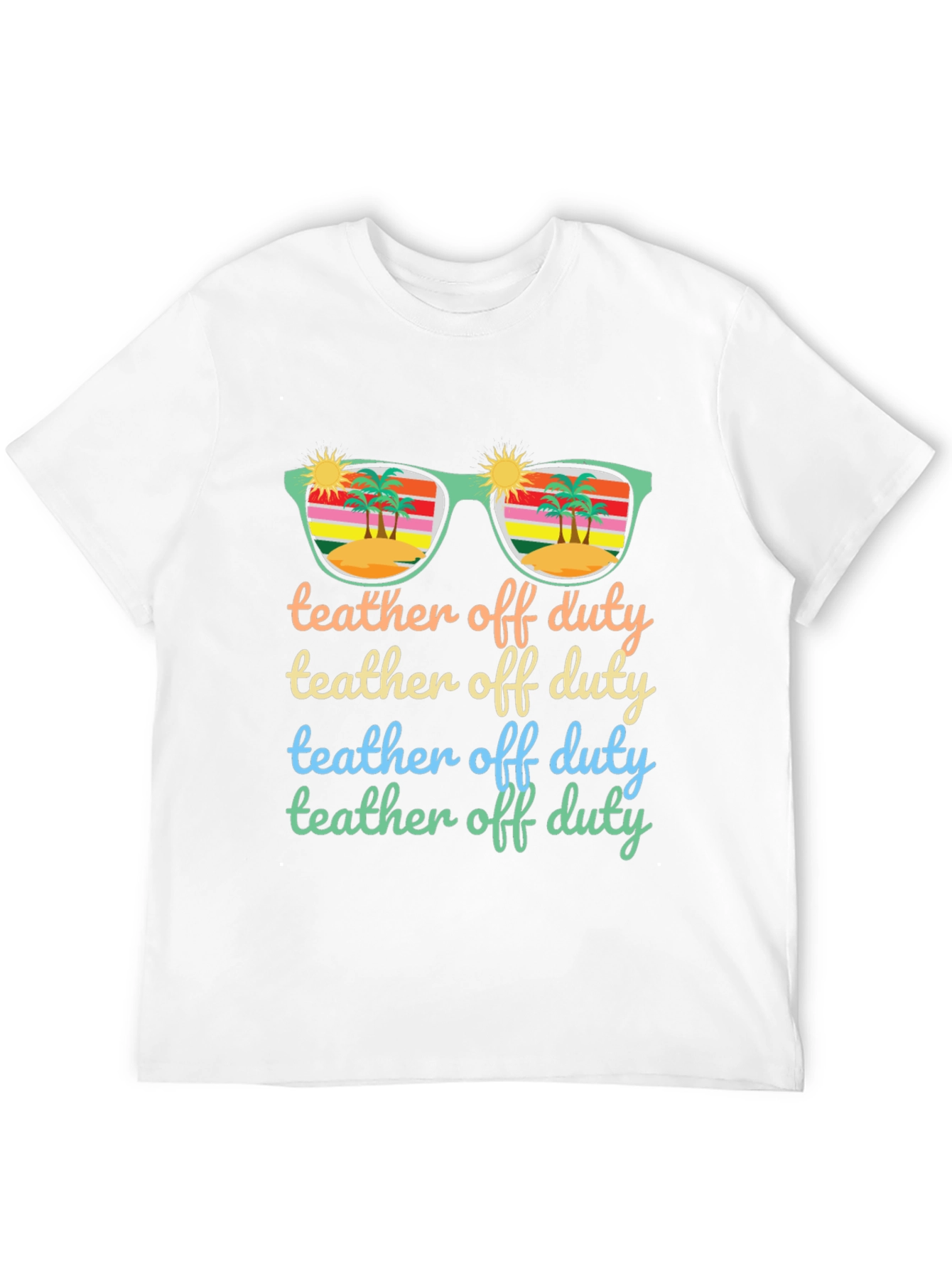 Teacher Off Duty Summer T-Shirt