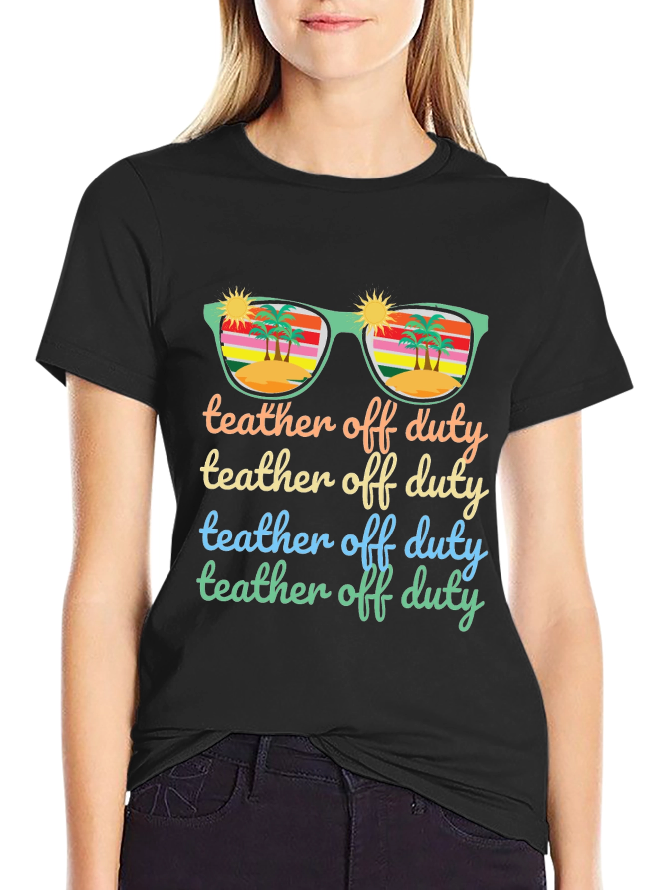 Teacher Off Duty Summer T-Shirt