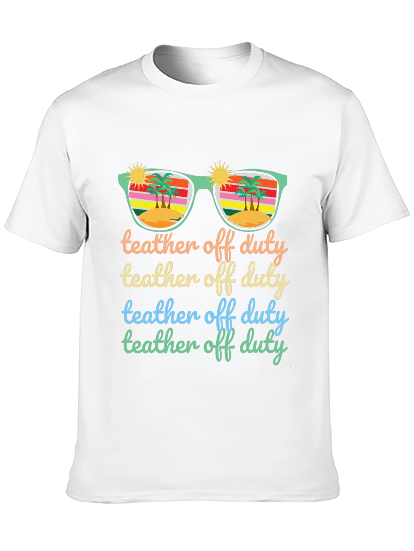 Teacher Off Duty Summer T-Shirt