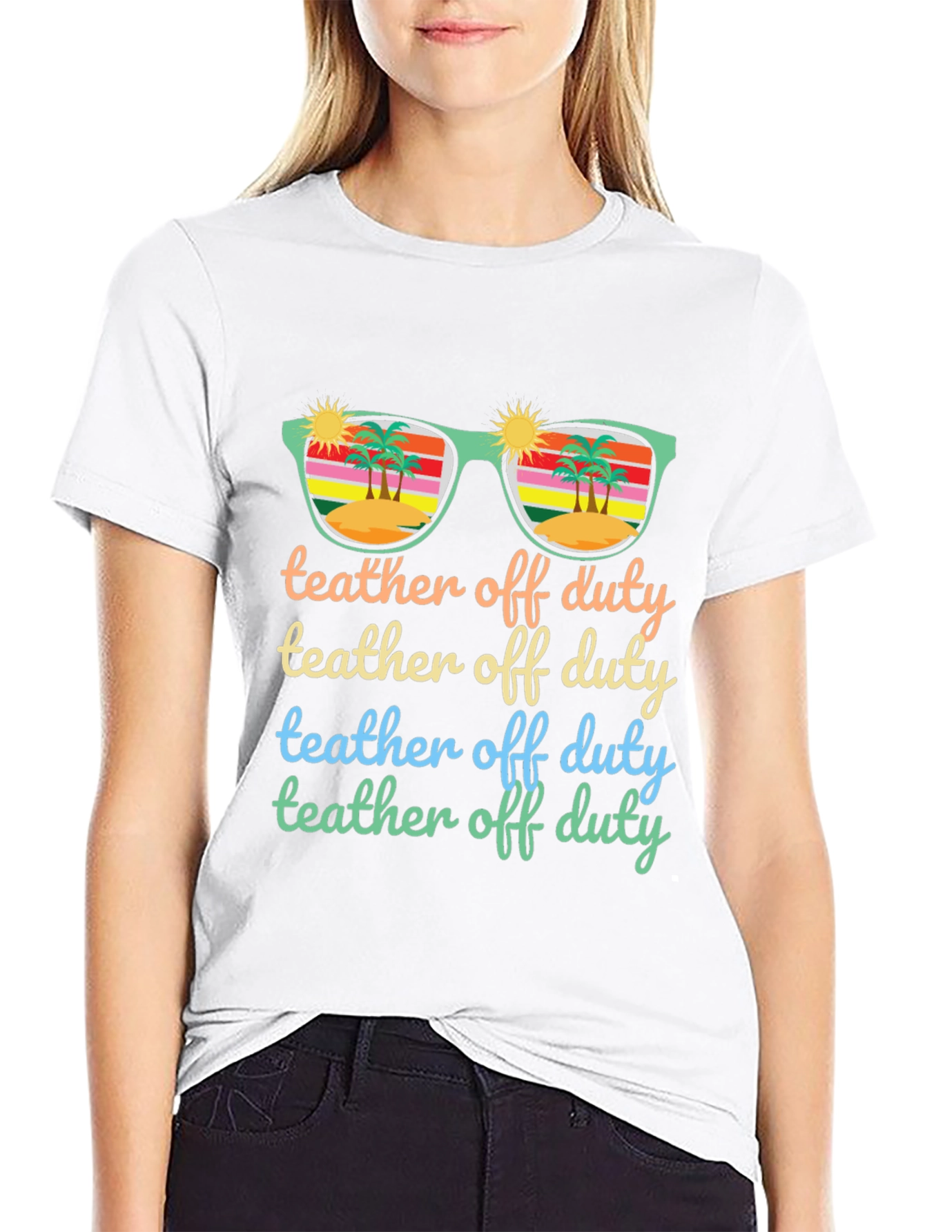 Teacher Off Duty Summer T-Shirt