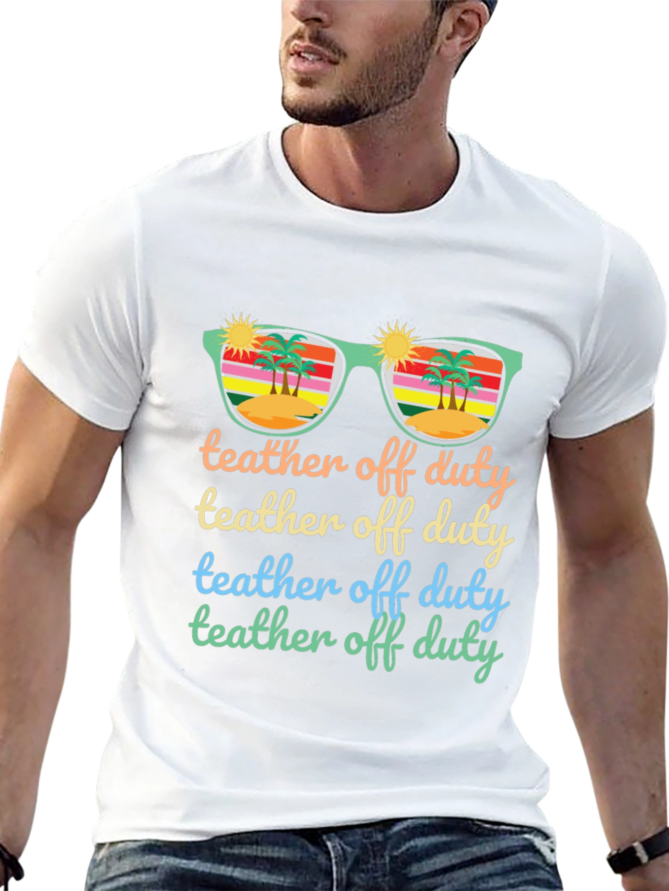 Teacher Off Duty Summer T-Shirt