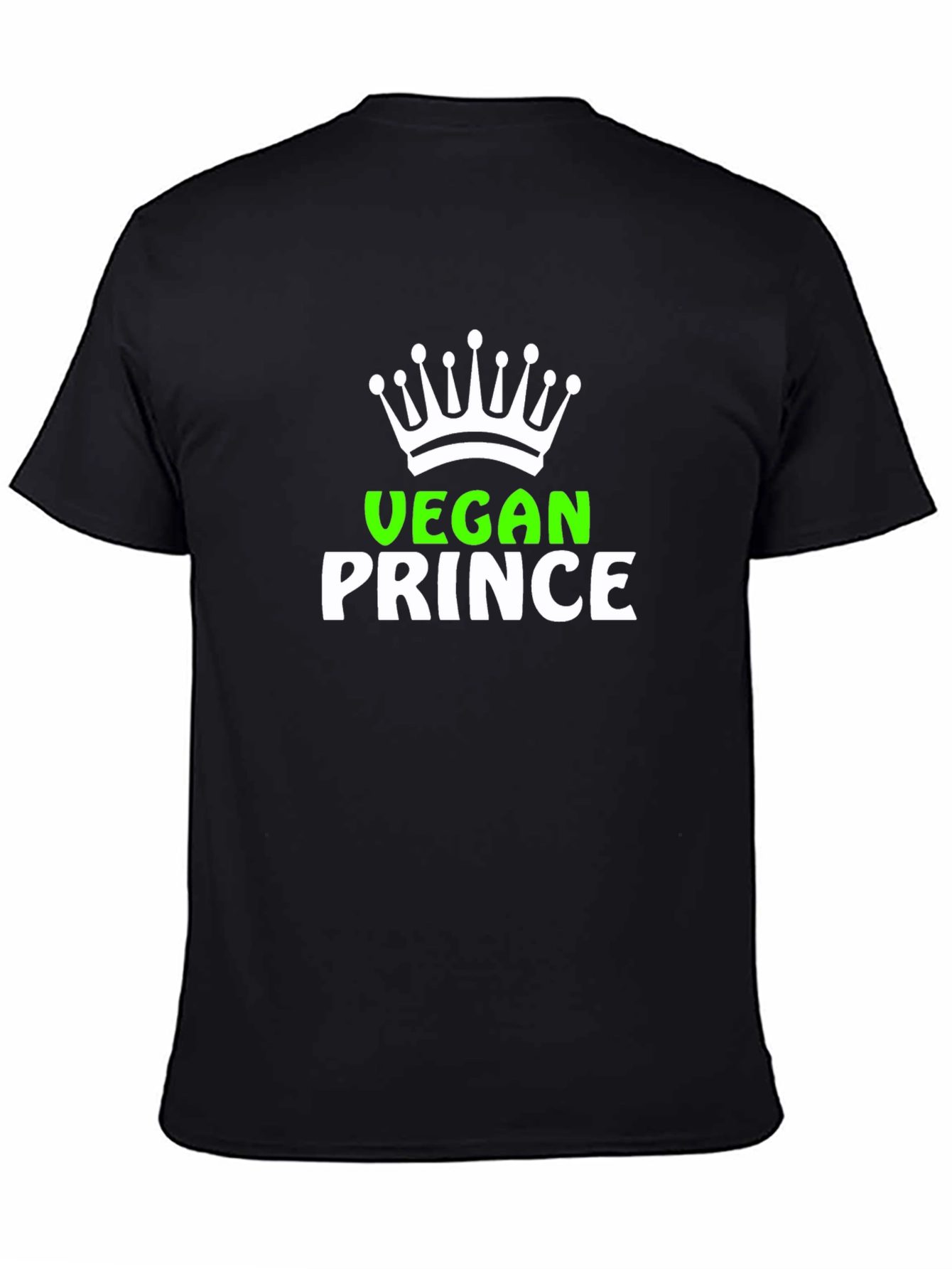 Vegan Prince T-Shirt -  Crown Graphic Tee