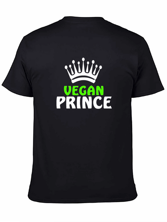 Vegan Prince T-Shirt -  Crown Graphic Tee