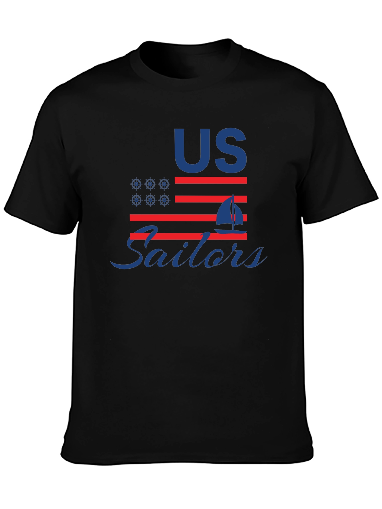 US Sailors American Flag Graphic T-Shirt
