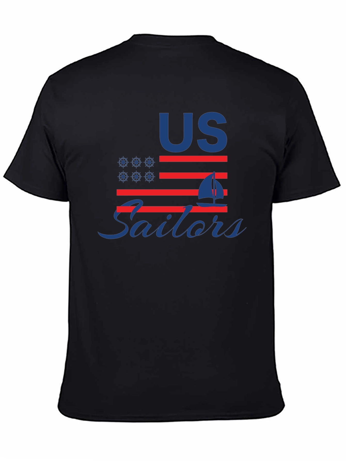 US Sailors American Flag Graphic T-Shirt
