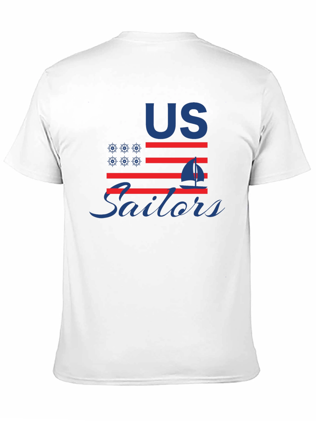 US Sailors American Flag Graphic T-Shirt