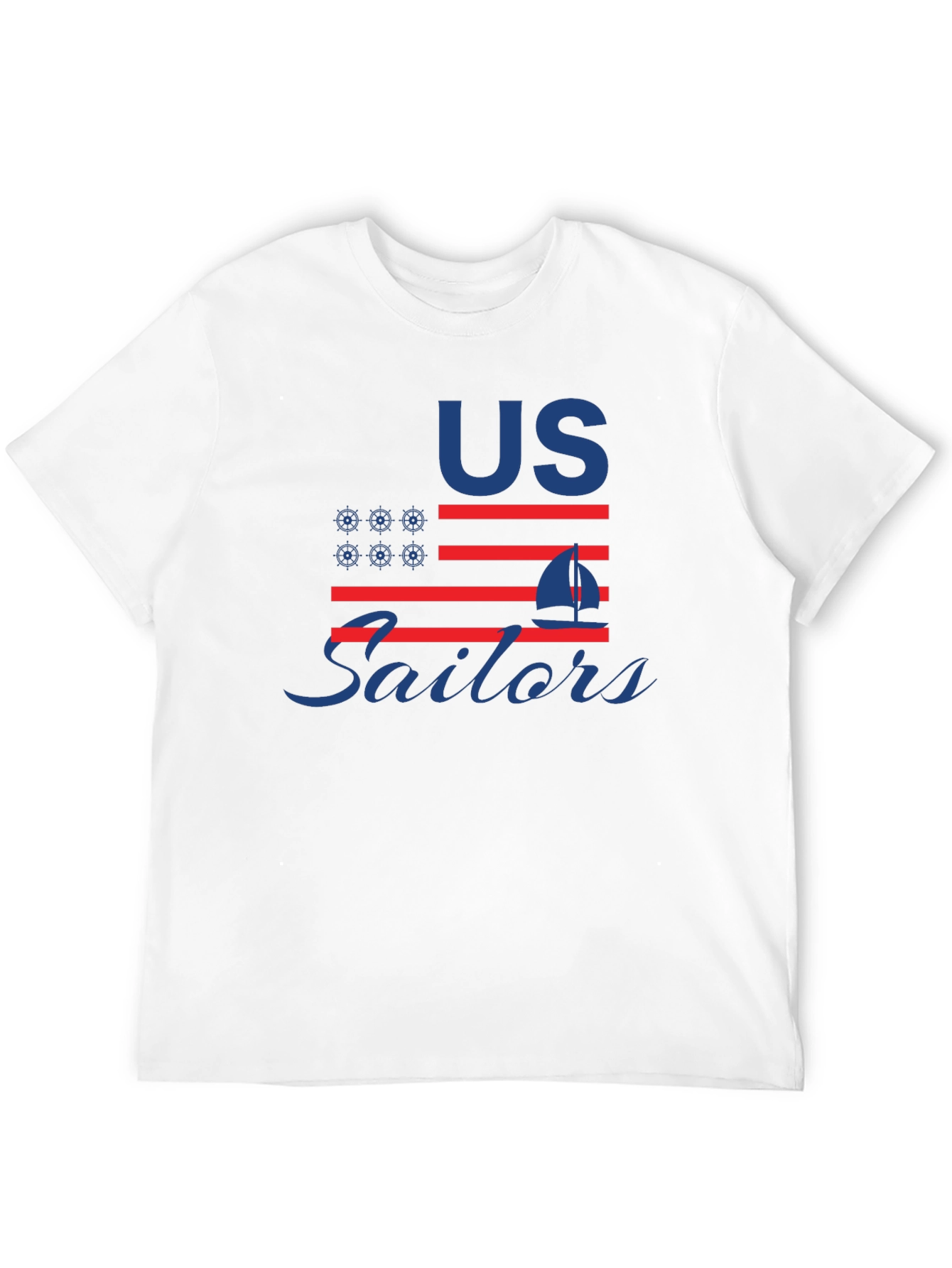 US Sailors American Flag Graphic T-Shirt