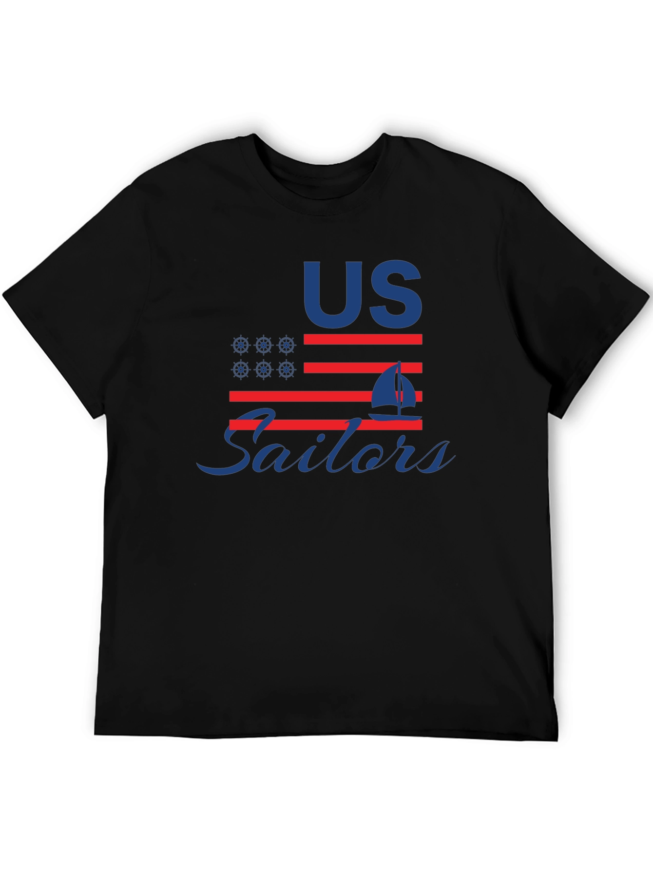 US Sailors American Flag Graphic T-Shirt
