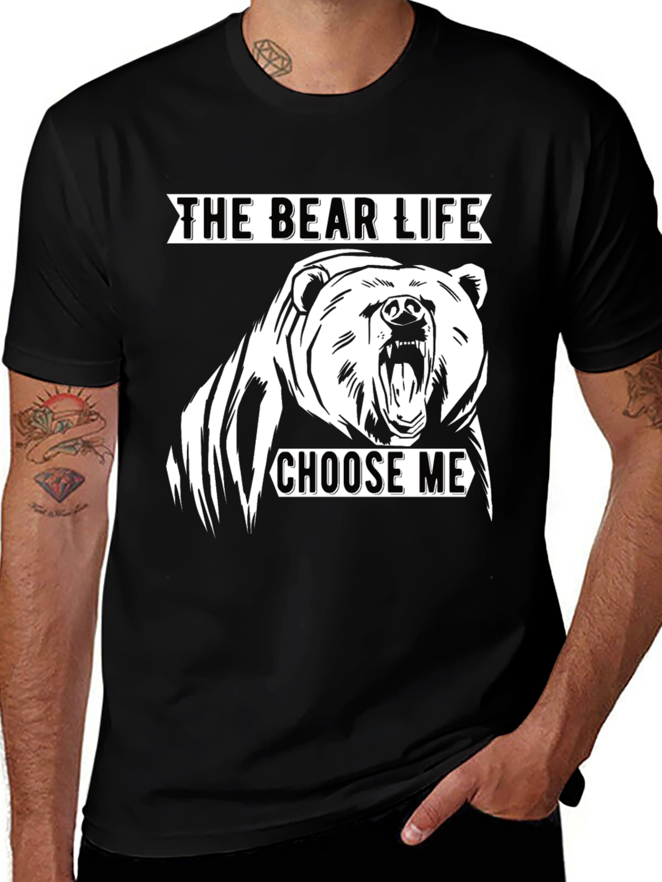 The Bear Life Tee - Choose Me Graphic T-Shirt