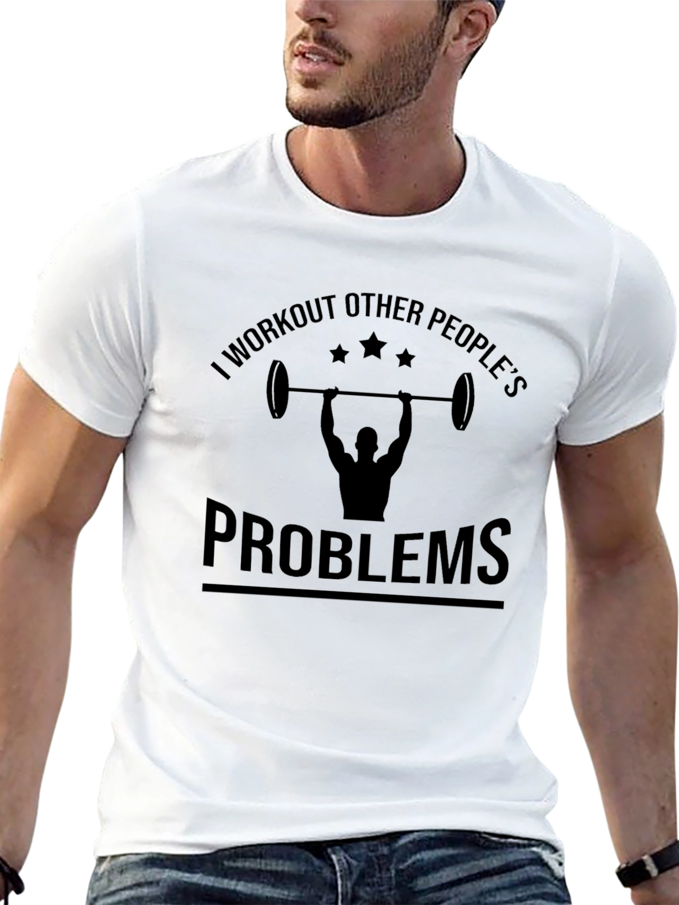 Workout Other Peoples Problems Black T-Shirt