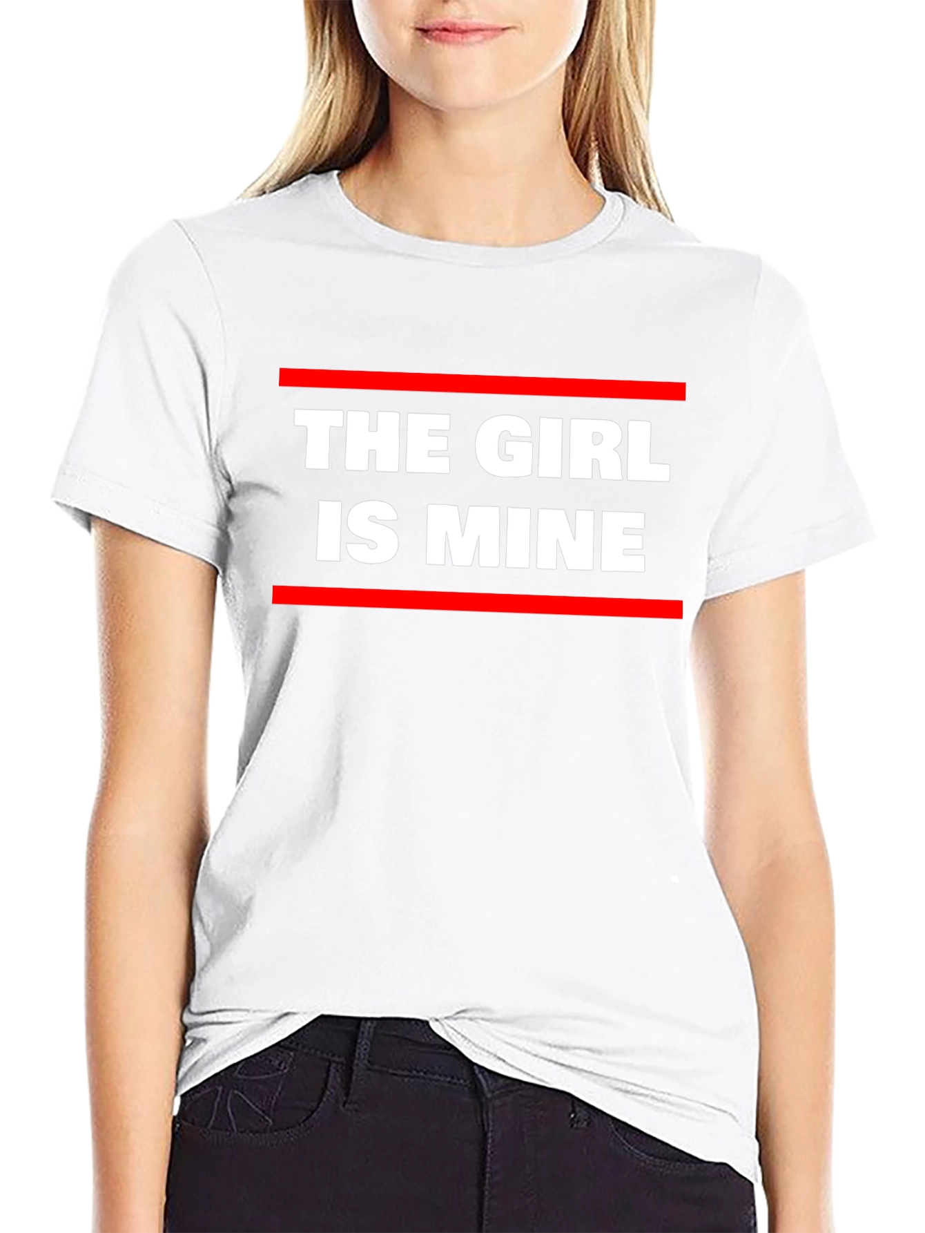 The Girl is Mine - Funny Graphic T-Shirt
