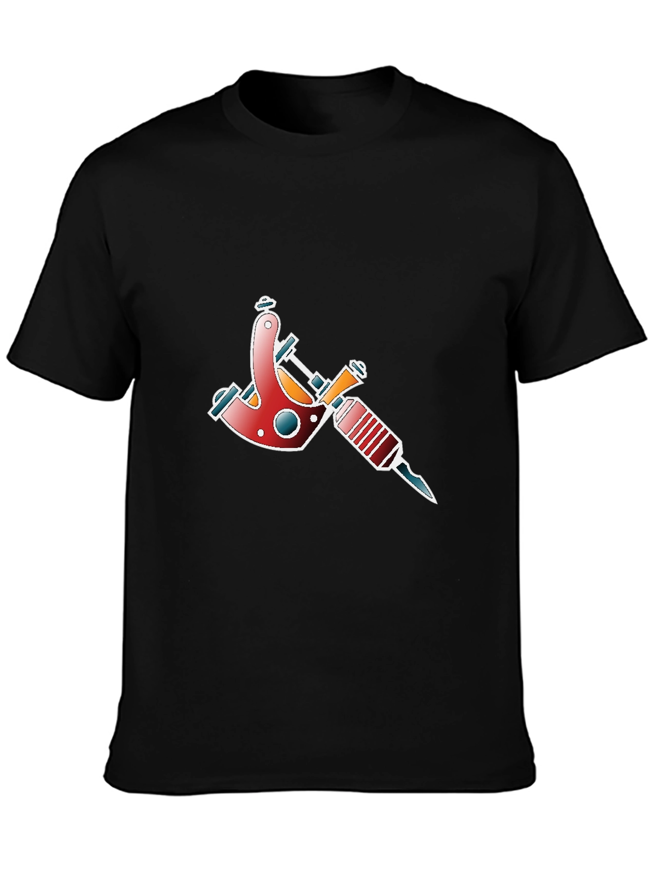 Tattoo Gun Graphic Black T-Shirt
