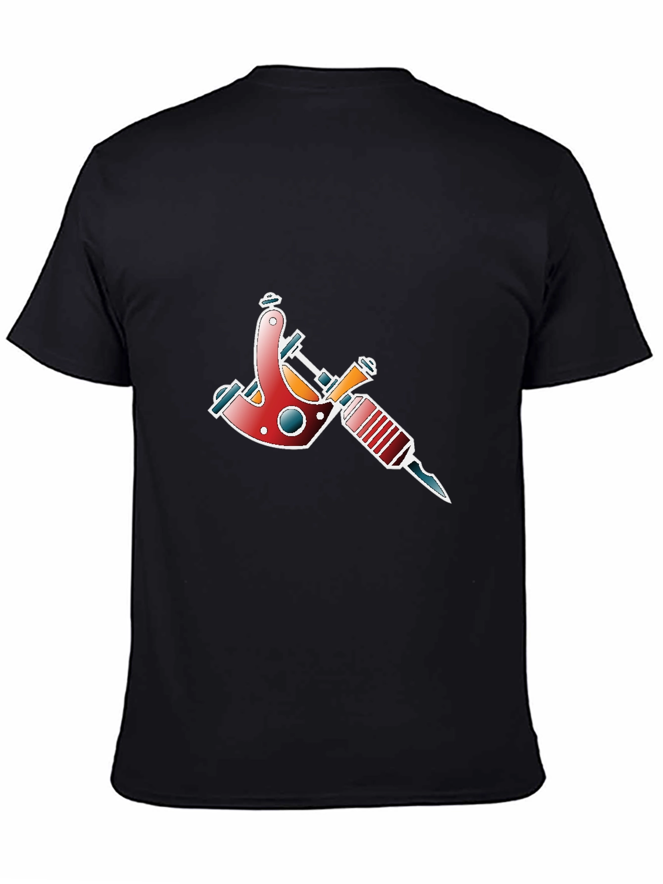 Tattoo Gun Graphic Black T-Shirt