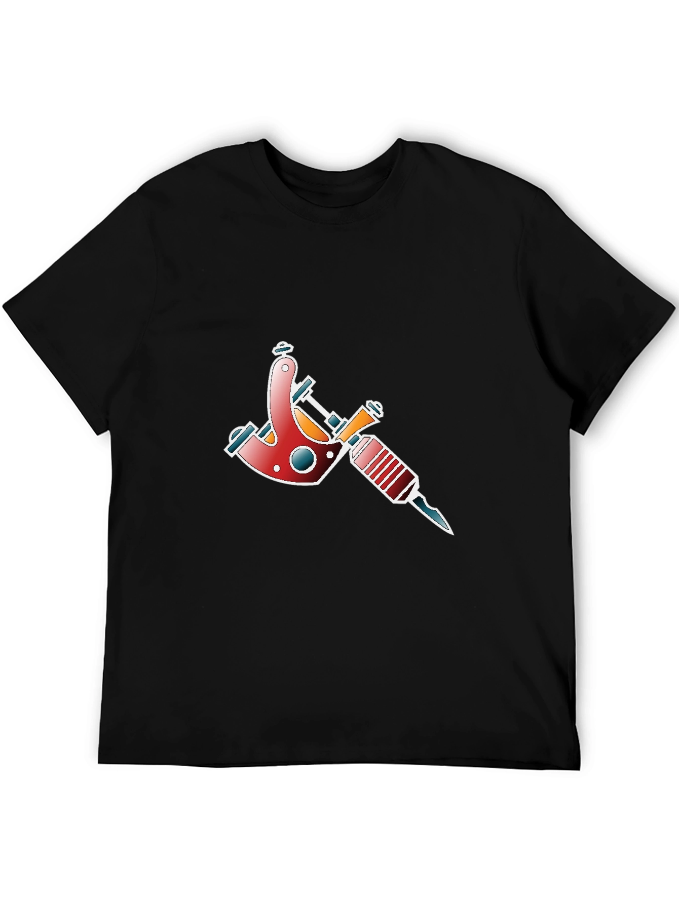 Tattoo Gun Graphic Black T-Shirt