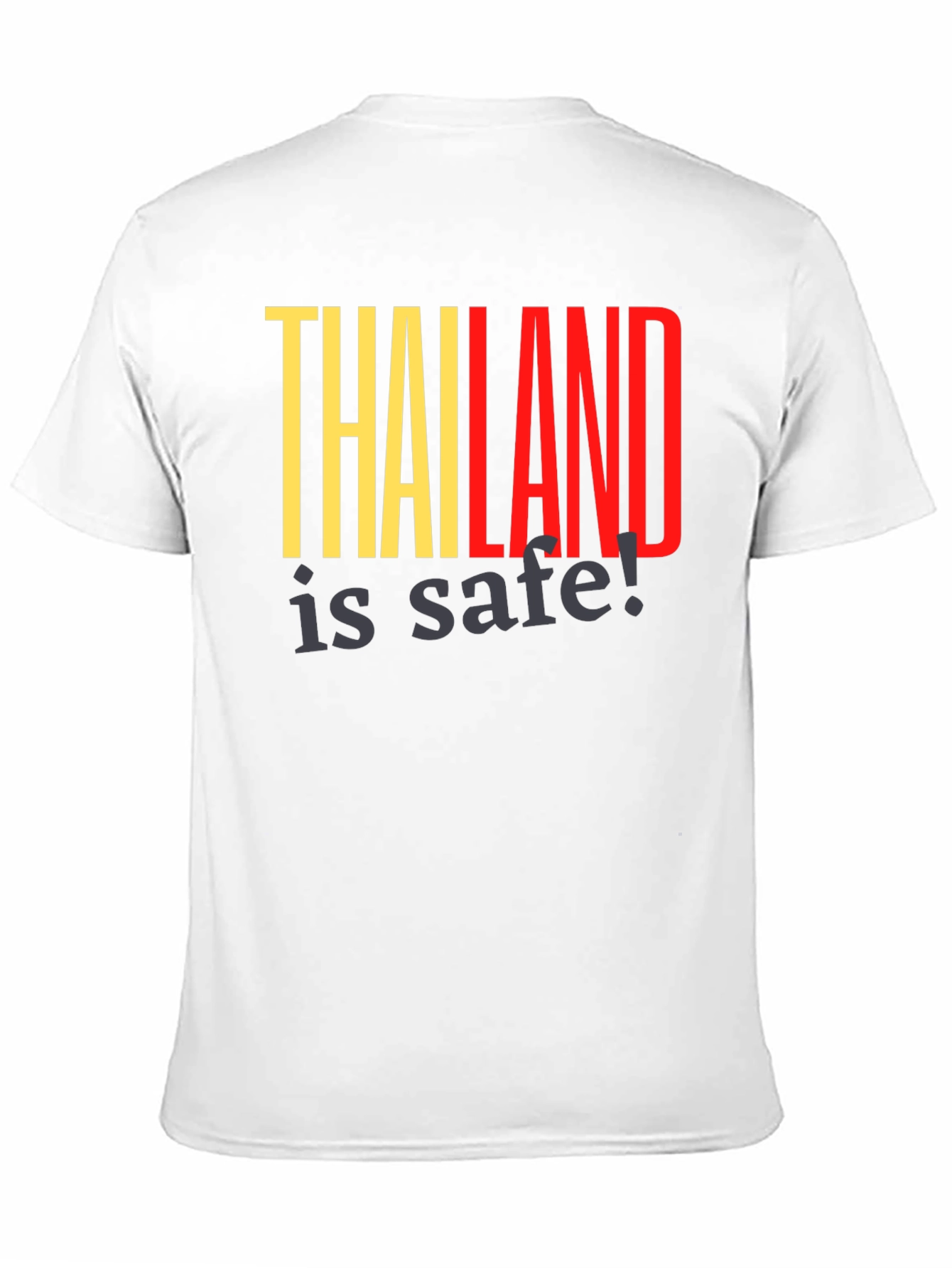 Thailand is Safe! Black T-Shirt