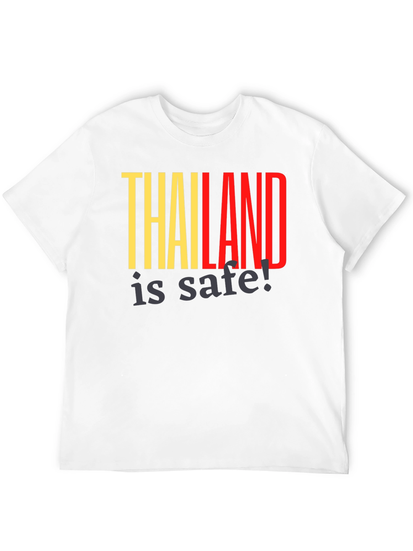 Thailand is Safe! Black T-Shirt