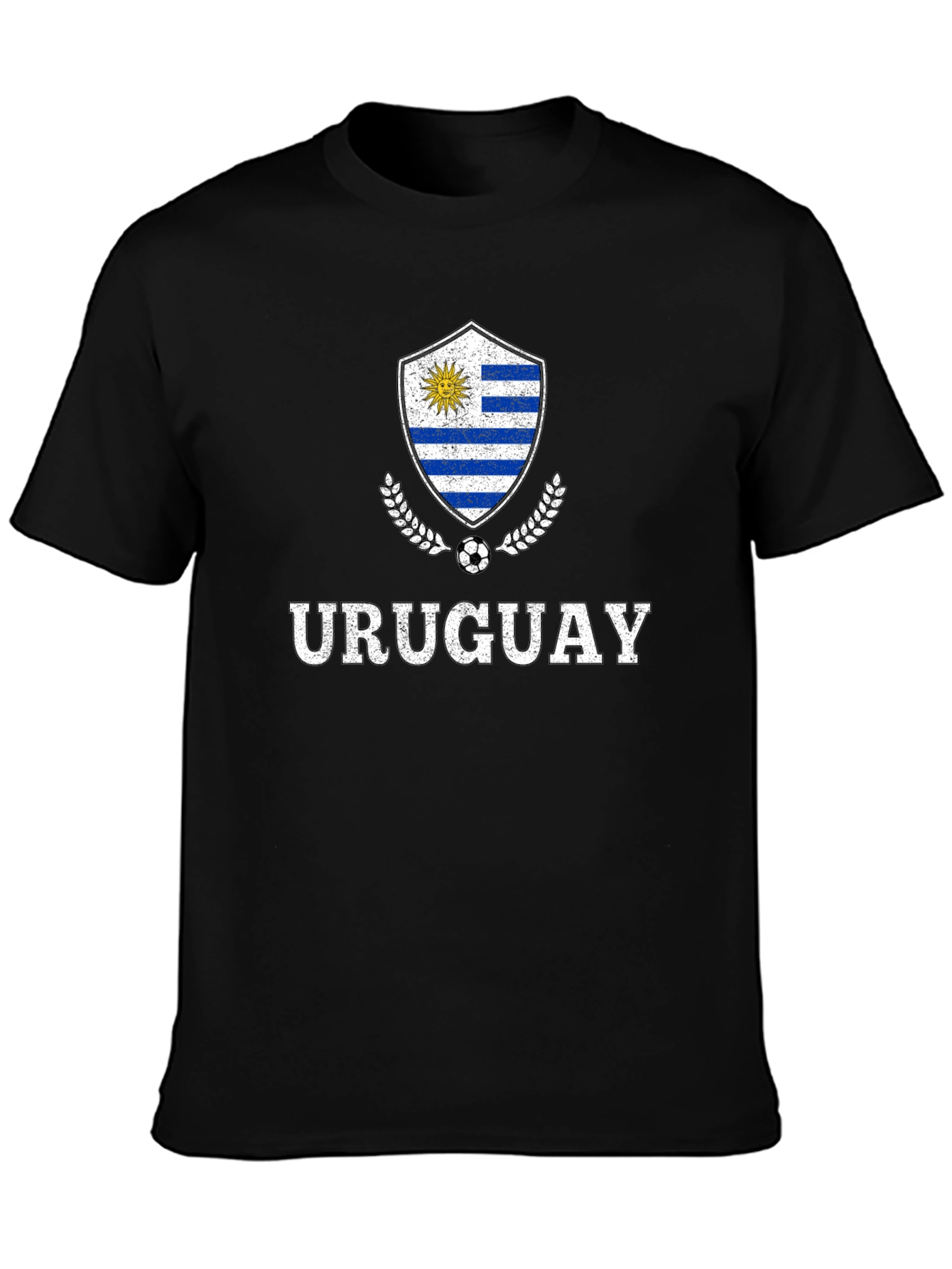 Uruguay Soccer Fan T-Shirt Black