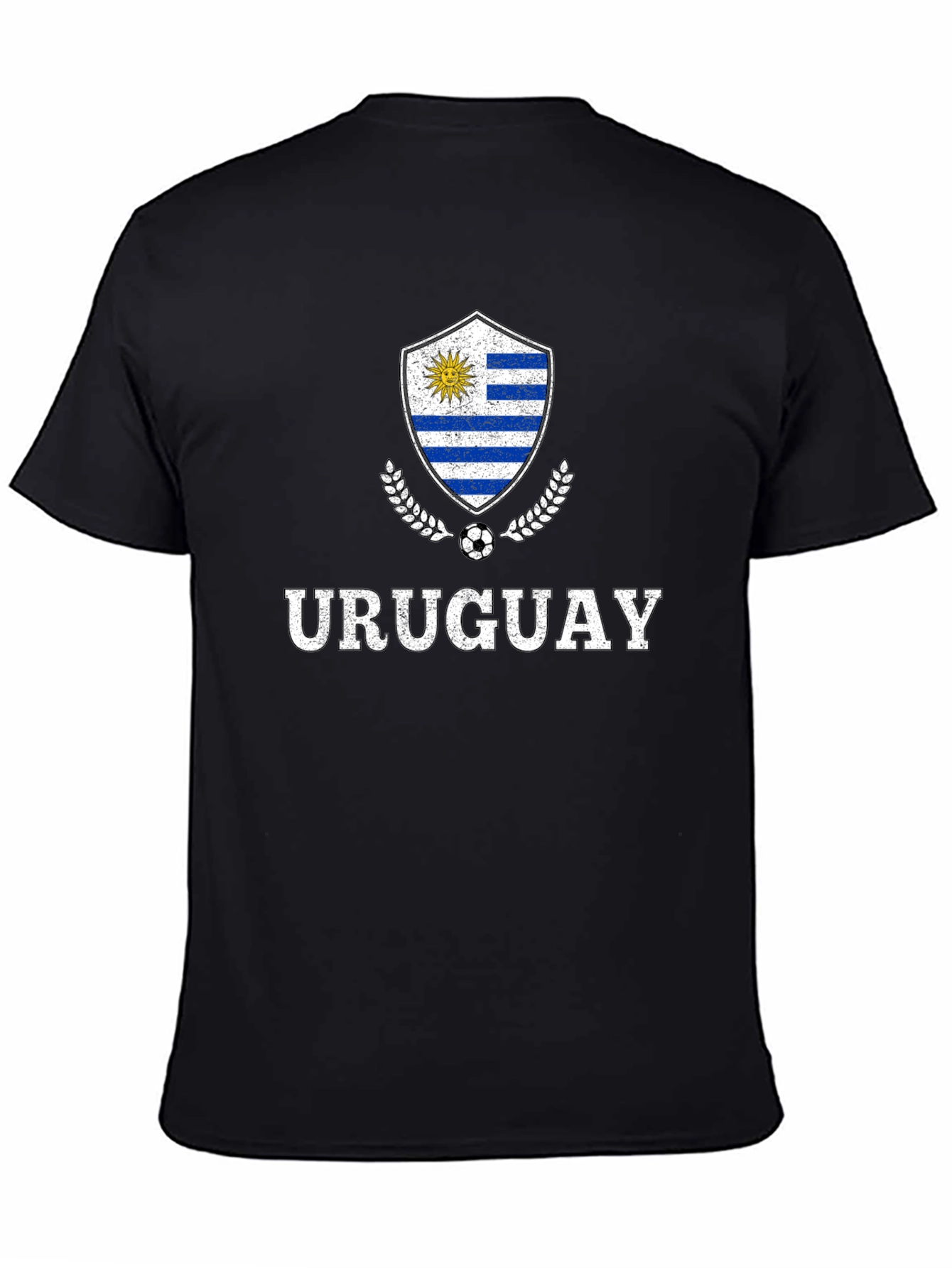 Uruguay Soccer Fan T-Shirt Black