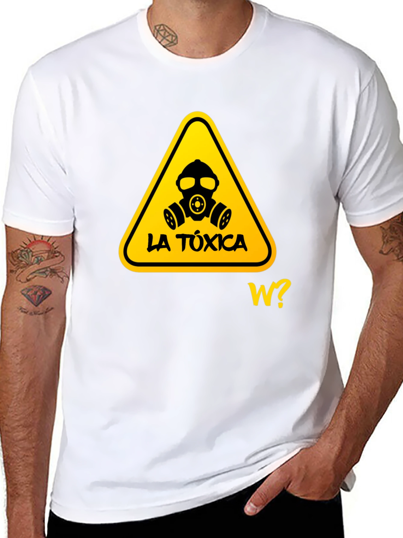 Toxic Warning Graphic T-Shirt - Stylish and Edgy