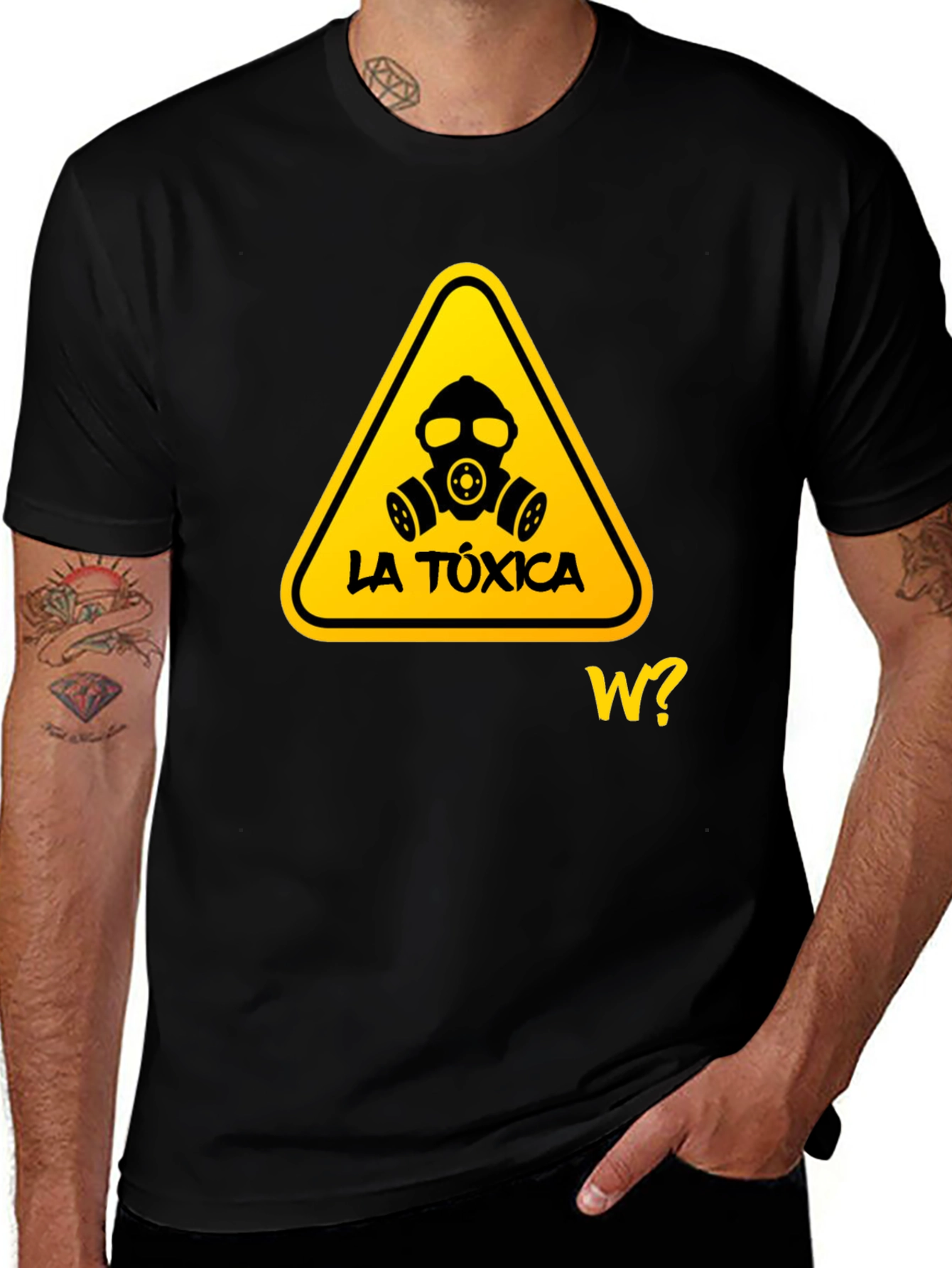 Toxic Warning Graphic T-Shirt - Stylish and Edgy