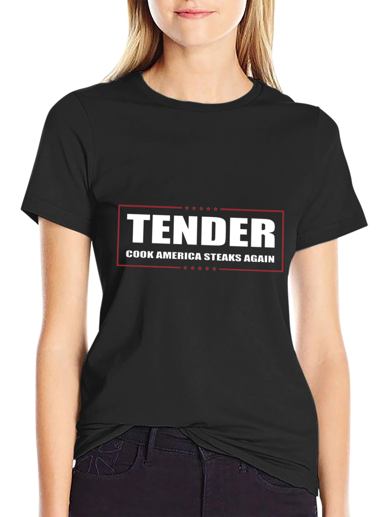 Tender Cook America Steaks Again Graphic T-Shirt