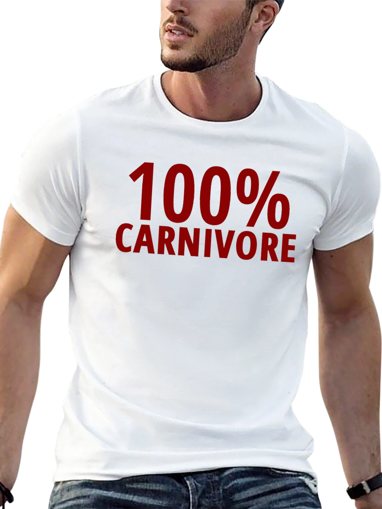 100% Carnivore Graphic Tee - Black