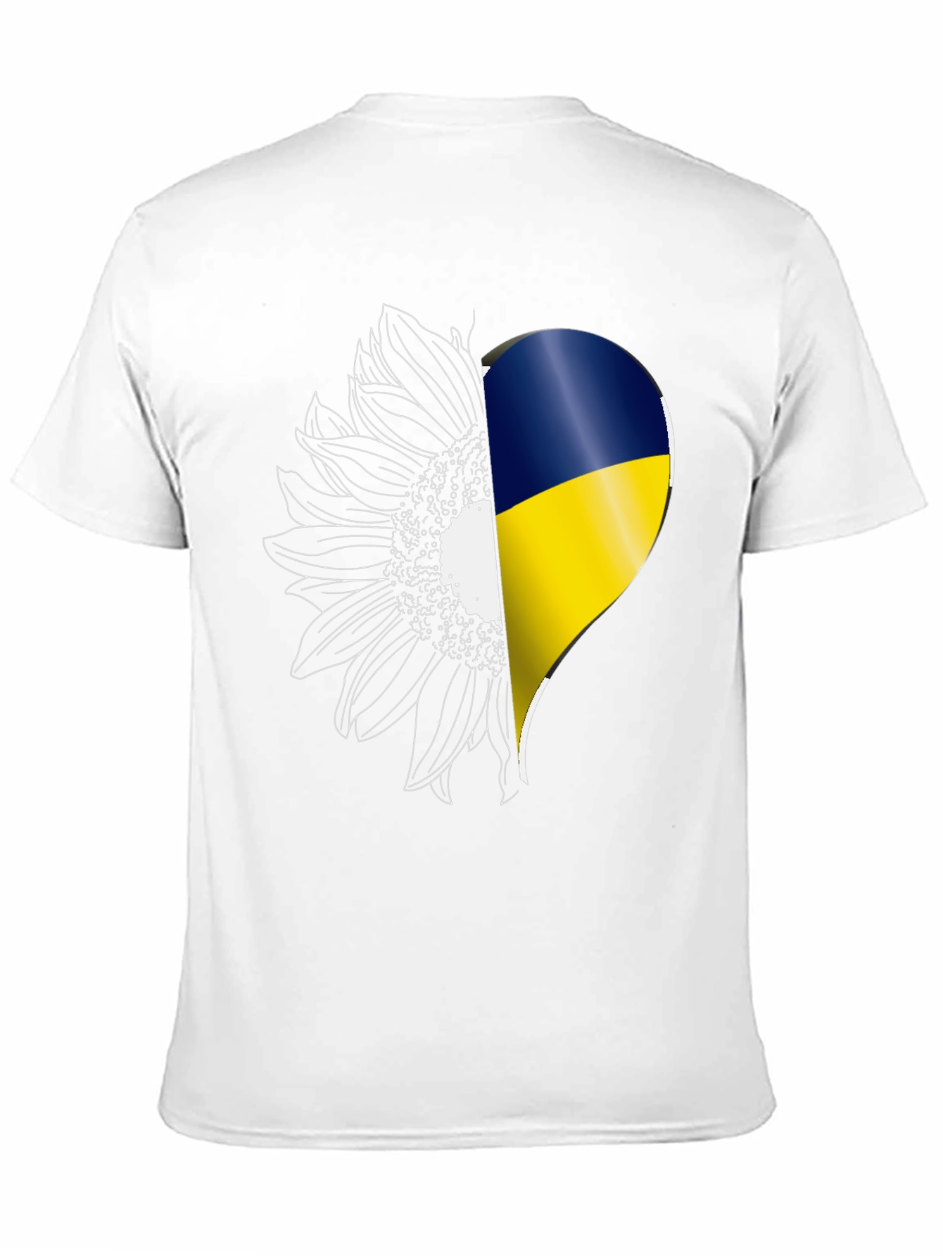 Ukraine Sunflower Heart T-Shirt