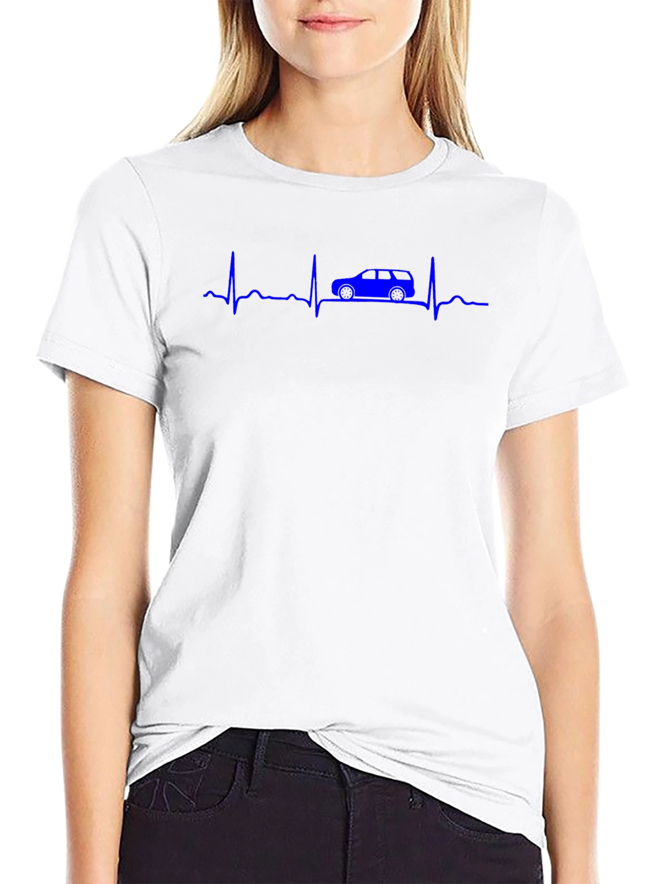 SUV Heartbeat T-Shirt - Car Lover Tee