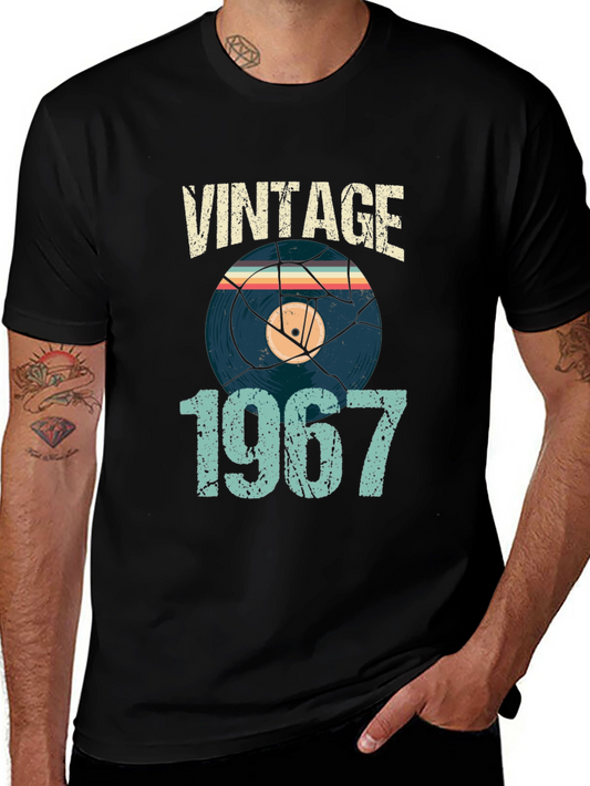 Vintage 1967 Record Graphic Tee