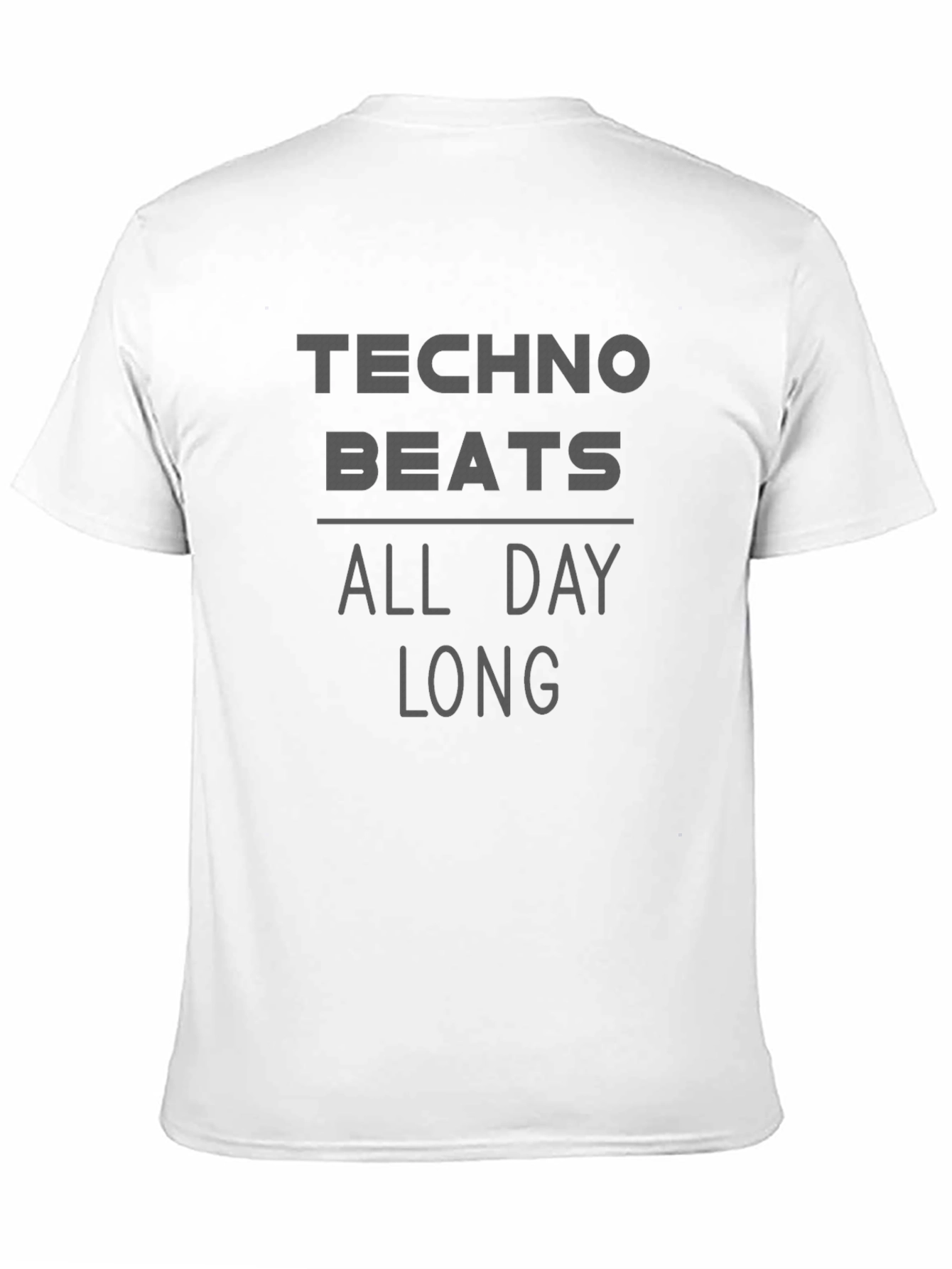 Techno Beats All Day Long Graphic Tee