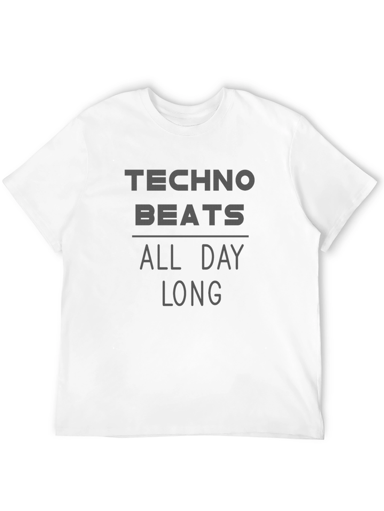 Techno Beats All Day Long Graphic Tee