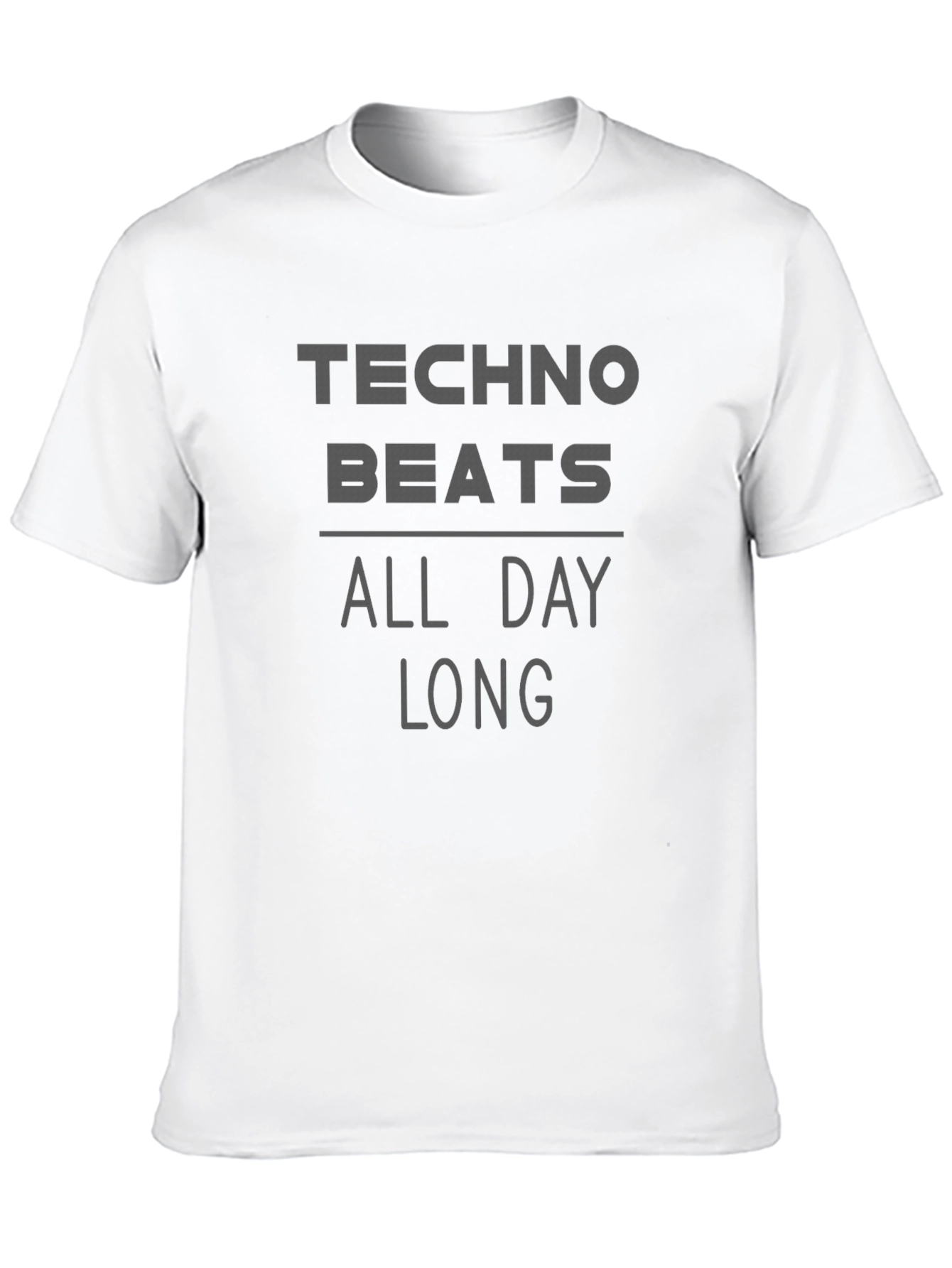 Techno Beats All Day Long Graphic Tee